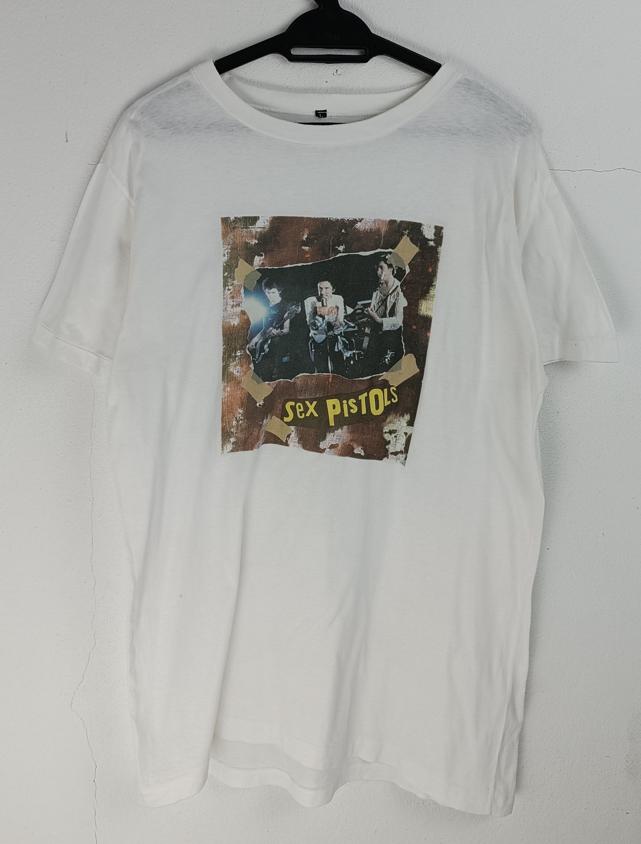 Band Tees VINTAGE 90'S SEX PISTOLS PUNK ANARCHY IN THE UK VERY RARE Ts Size US M / EU 48-50 / 2 - 3 Thumbnail