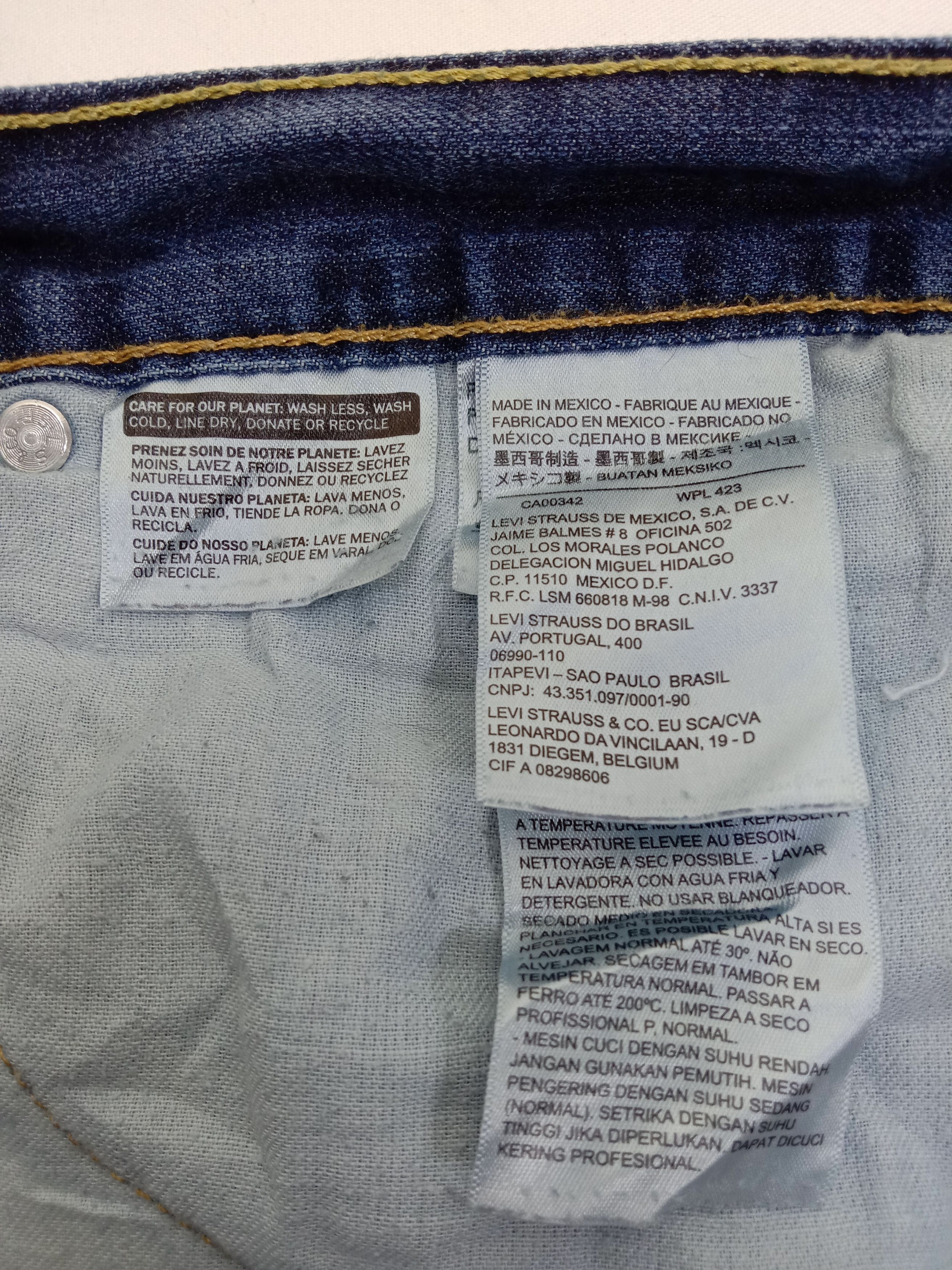 Levi's Vintage Levi's 514 Jeans Earth Tone Straight Fit Denim Size US 36 / EU 52 - 14 Thumbnail