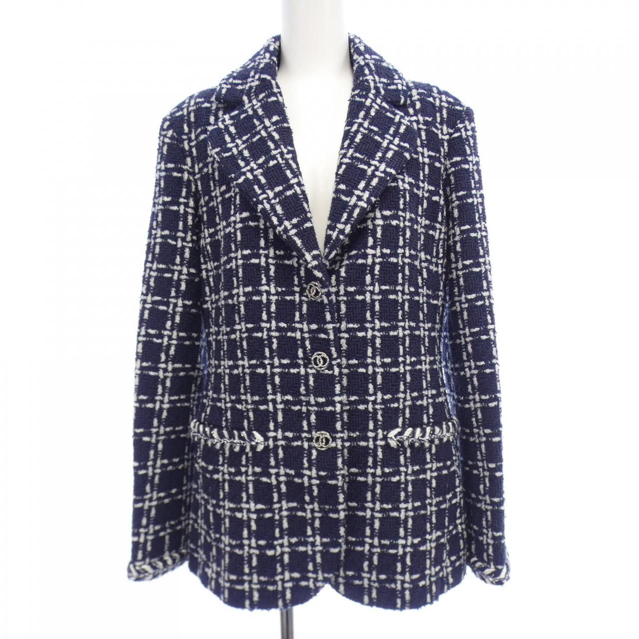 Chanel Chanel Chanel Jacket Textile Outerwear P75519V67222 DUTY FREE for USA Size ONE SIZE - 1 Thumbnail