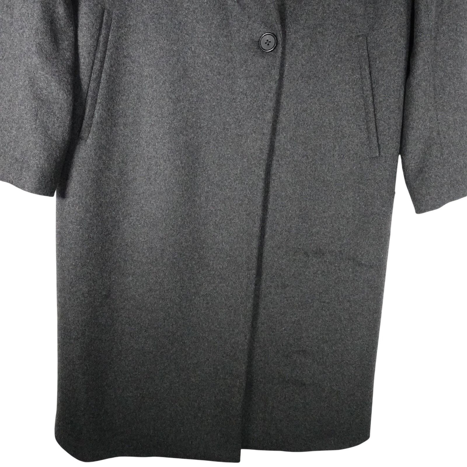 Quince Quince Medium Italian Wool Single Breasted Coat Charcoal Size M / US 6-8 / IT 42-44 - 6 Thumbnail