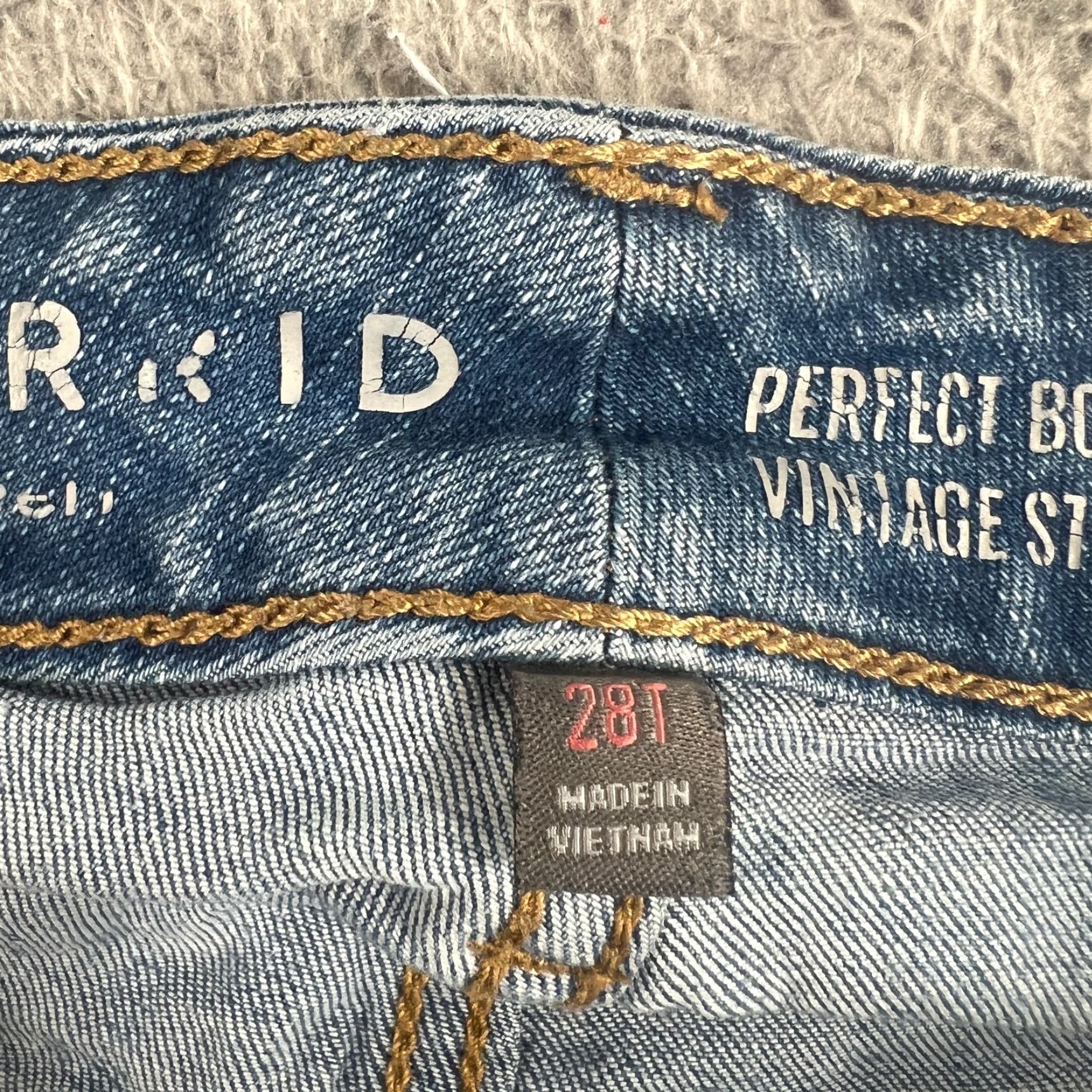 Torrid Torrid Jeans Womens 28T Blue Perfect Boyfriend Ankle Stretch Mid-Rise Size 28" / US 6 / IT 42 - 7 Thumbnail