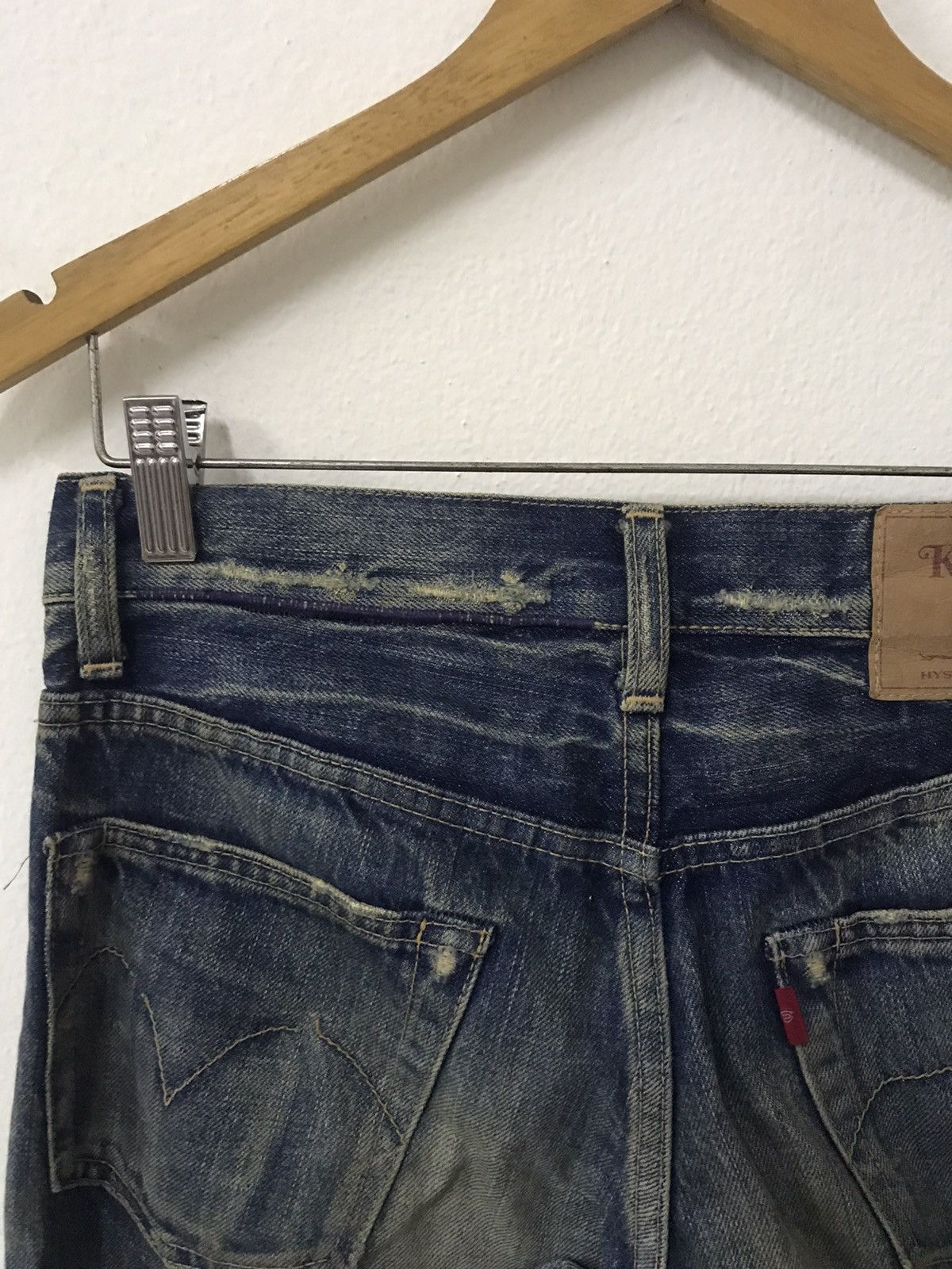 Hysteric Glamour Vintage hysteric glamour distressed style selvedge punk Size 30" / US 8 / IT 44 - 10 Thumbnail
