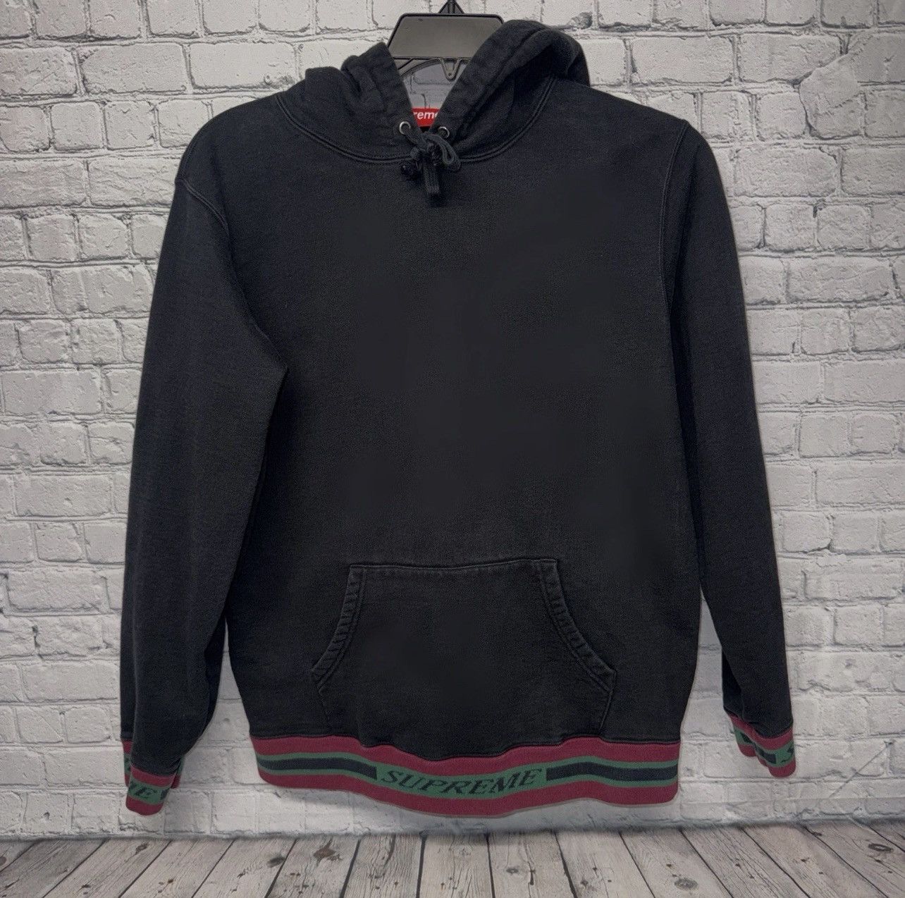 Supreme Supreme stripe rib hoodie Size US M / EU 48-50 / 2 - 2 Thumbnail