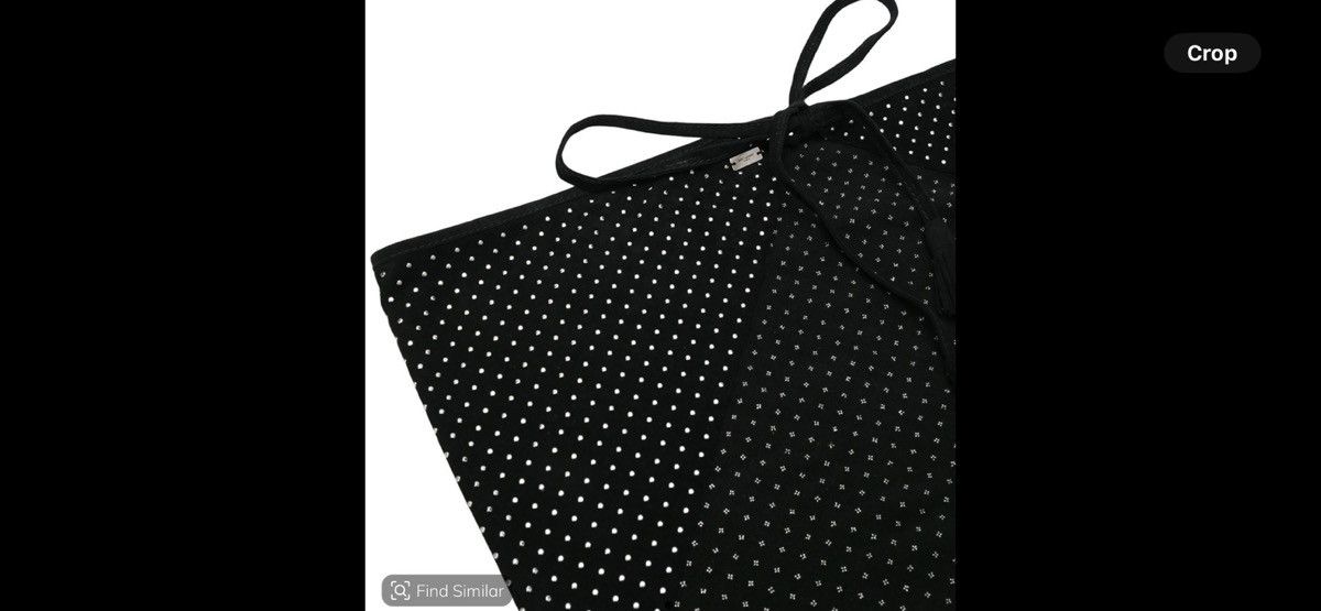 Saint Laurent Paris Saint Laurent suede triangle dotted scarf. $1500 Size ONE SIZE - 1 Thumbnail