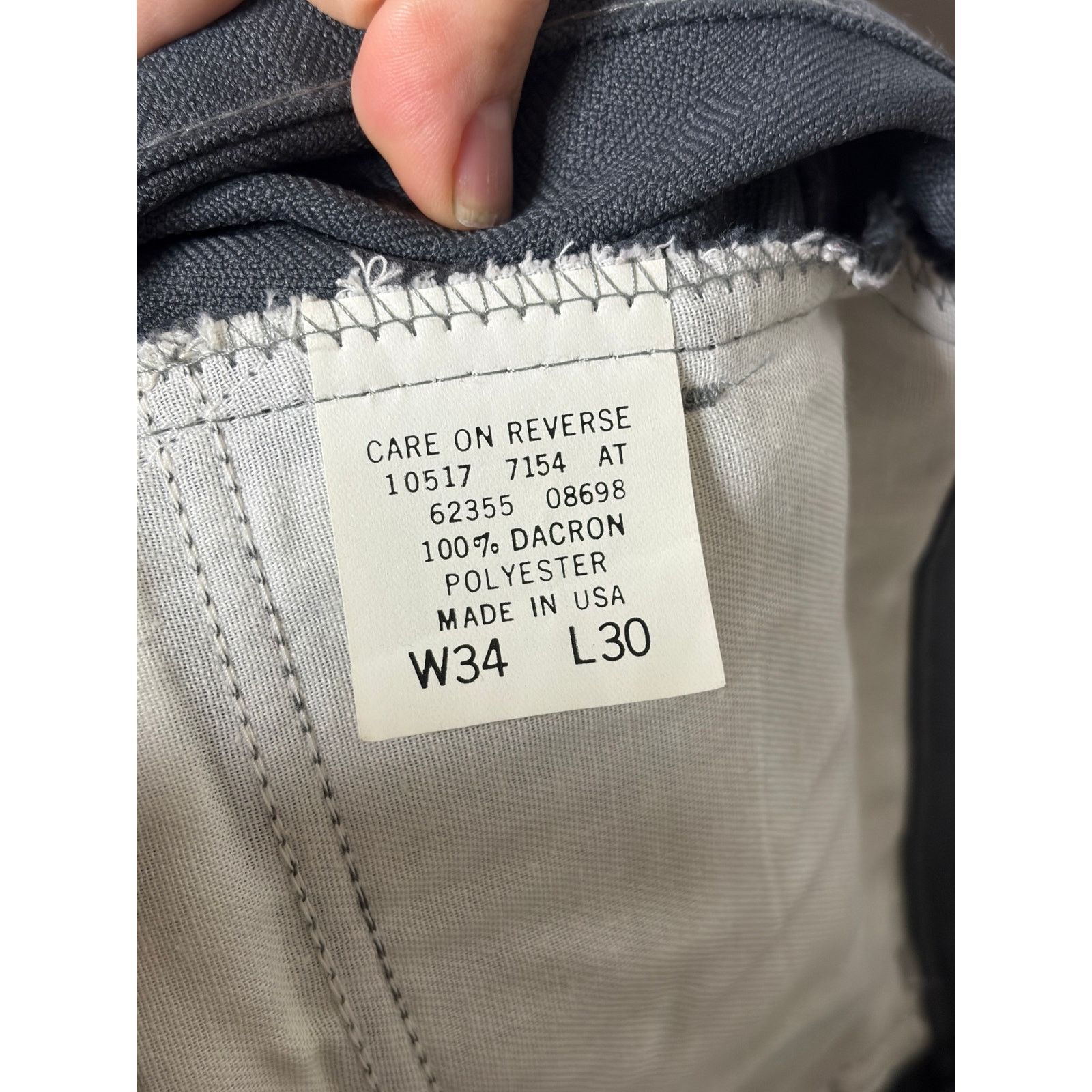 Levi's New Vintag 70s Levi’s Sta-Prest Grey Dress Retro Pants 34x30 Size US 34 / EU 50 - 4 Thumbnail