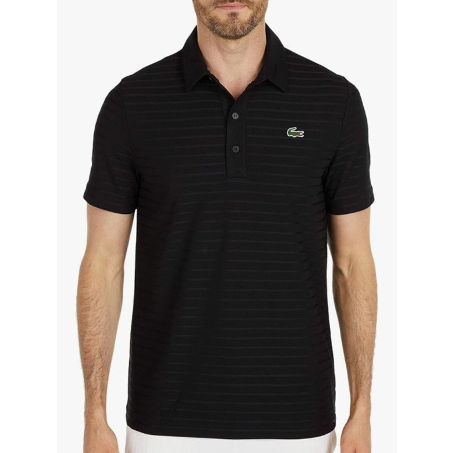 Lacoste Lacoste Men's Sport Jacquard Techincal Polo Shirt Navy S Size US S / EU 44-46 / 1 - 1 Thumbnail