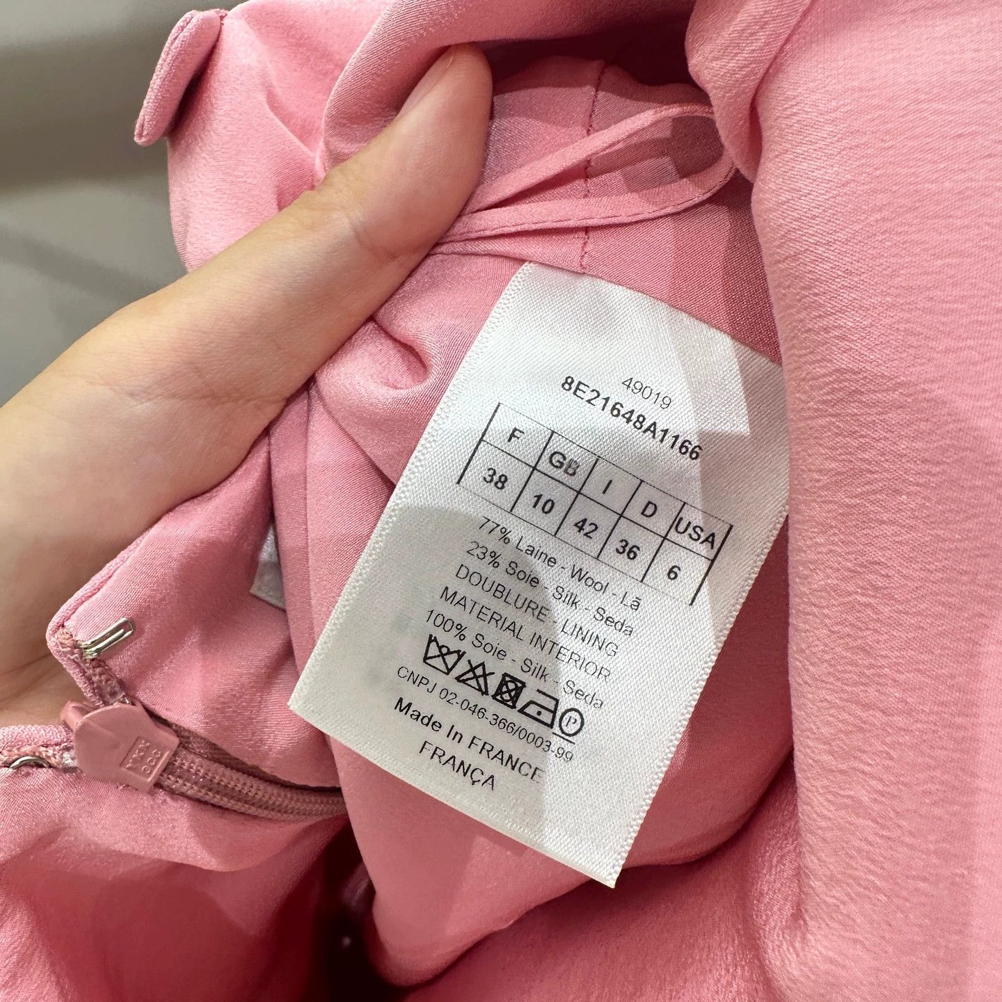 Christian Dior Monsieur Christian Dior apr266 pink camisole dress 38 Size S / US 4 / IT 40 - 4 Thumbnail
