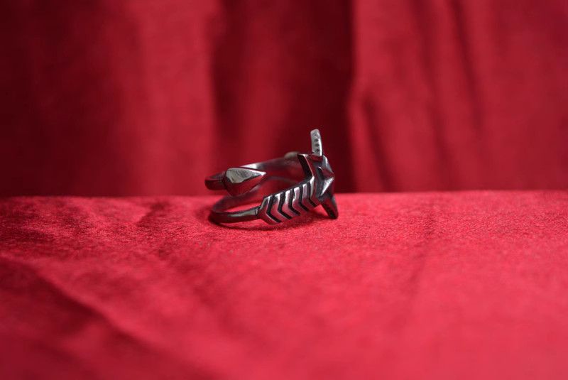 Jewelry Star Hip-hop Jewelry Rings Open Size Chrome Ring (Size 7-13) Size ONE SIZE - 5 Thumbnail