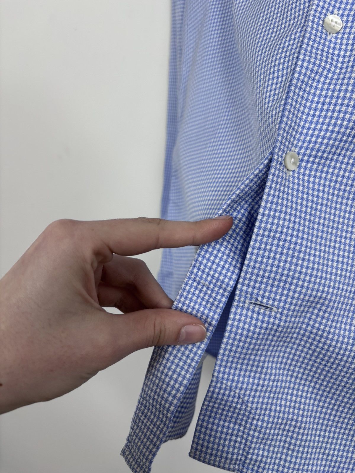 Strenstroms Stenstroms Men’s Slimline Twofold Cotton Dress Shirt Size US M / EU 48-50 / 2 - 7 Thumbnail