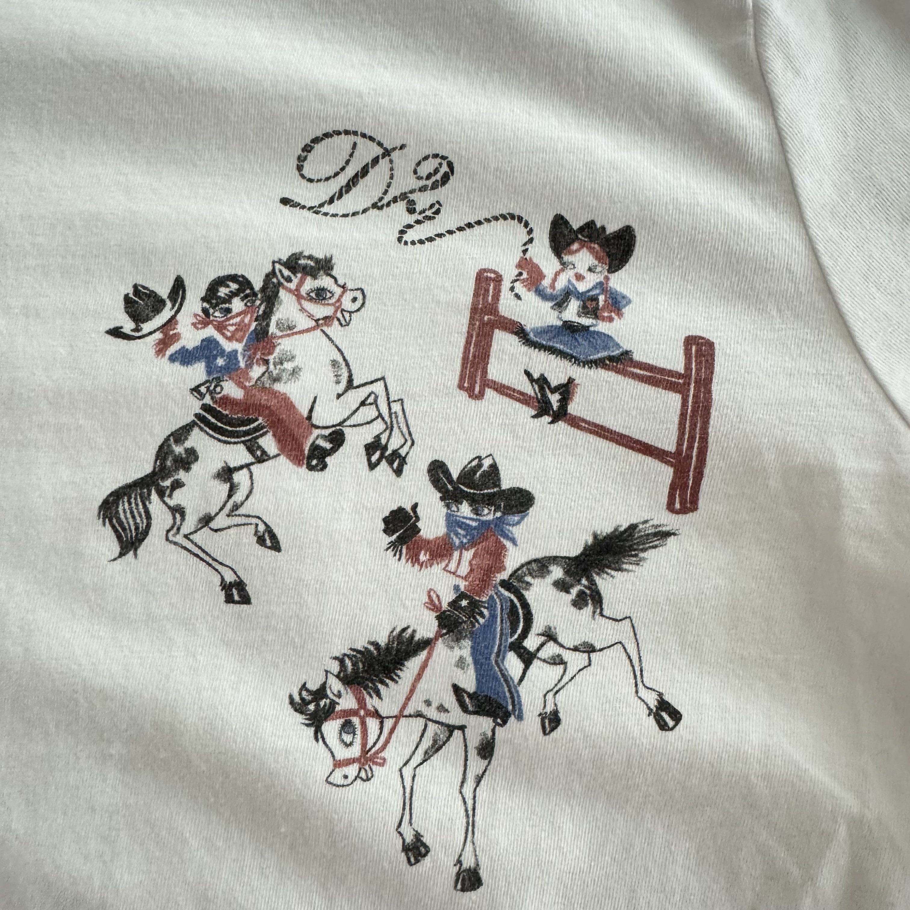Dsquared2 Dsquared2 D2 Cowboy Rodeo Graphic Tee – L – Made in Italy Size US L / EU 52-54 / 3 - 3 Thumbnail