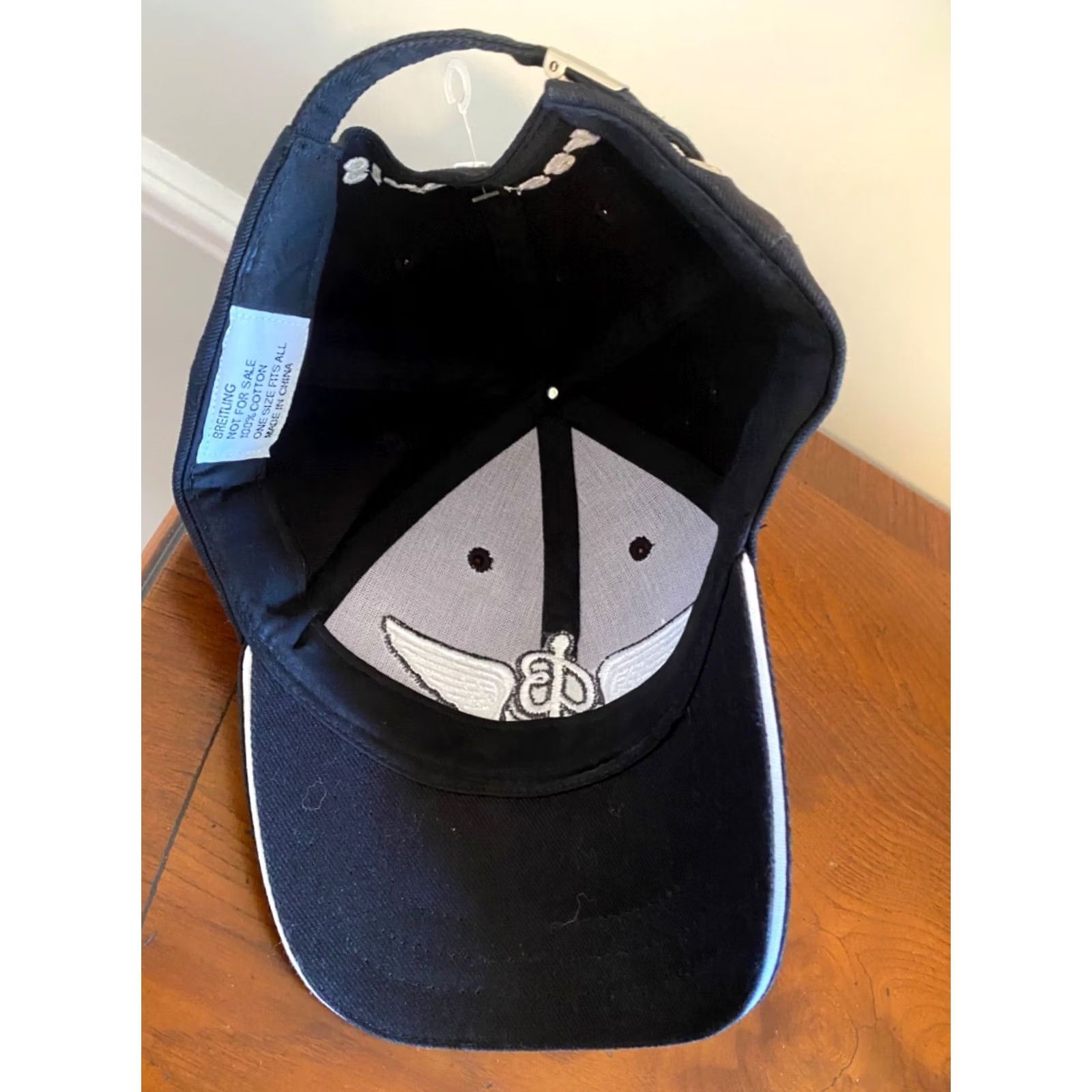 Breitling VINTAGE Breitling 1884 Logo Baseball Hat Cap Black Adjustable OS Adult NWOT Size ONE SIZE - 4 Thumbnail