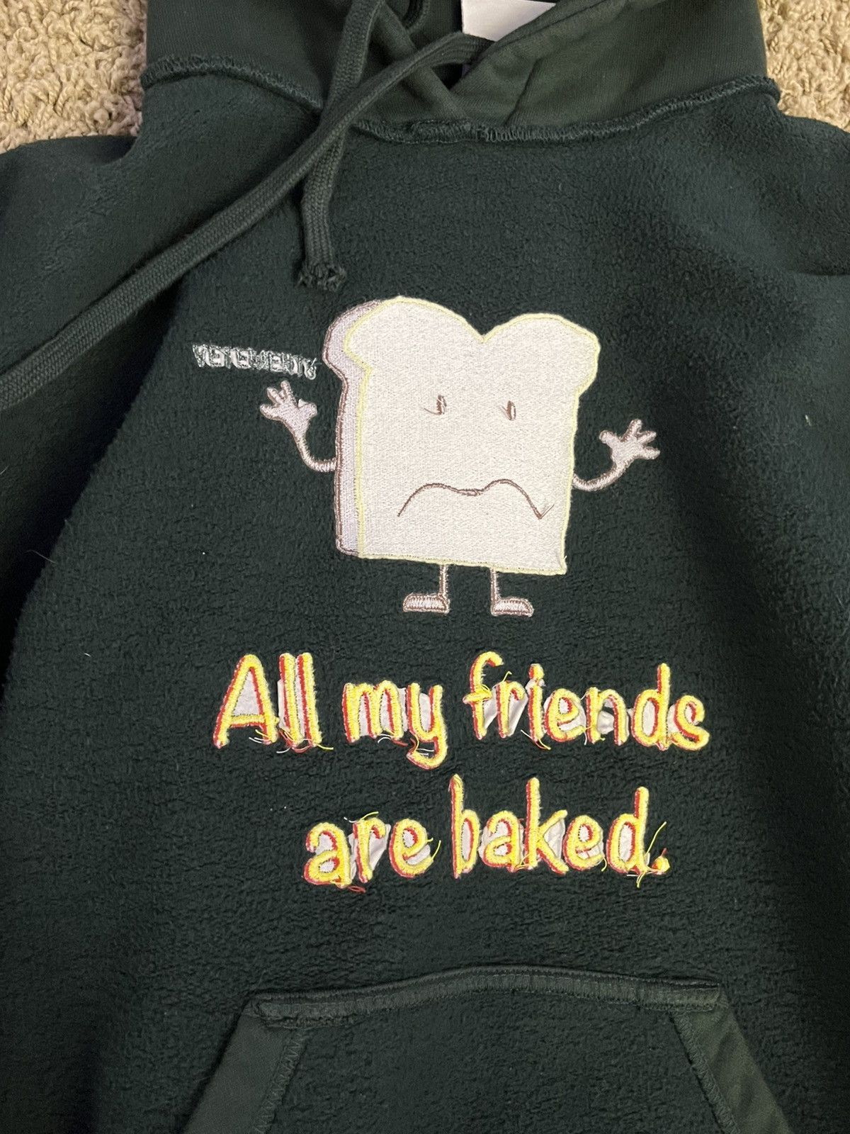 Vetements All my friends are baked Vetements hoodie Size US S / EU 44-46 / 1 - 2 Thumbnail
