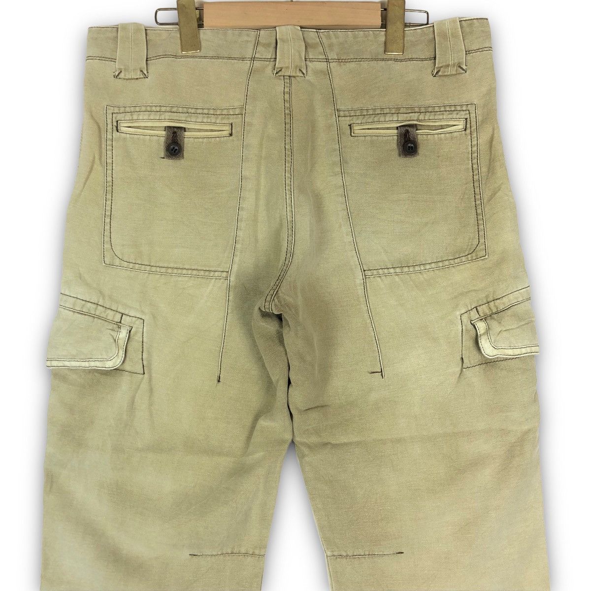 Vintage Vintage Red Button Cargo Pants Size US 36 / EU 52 - 6 Thumbnail
