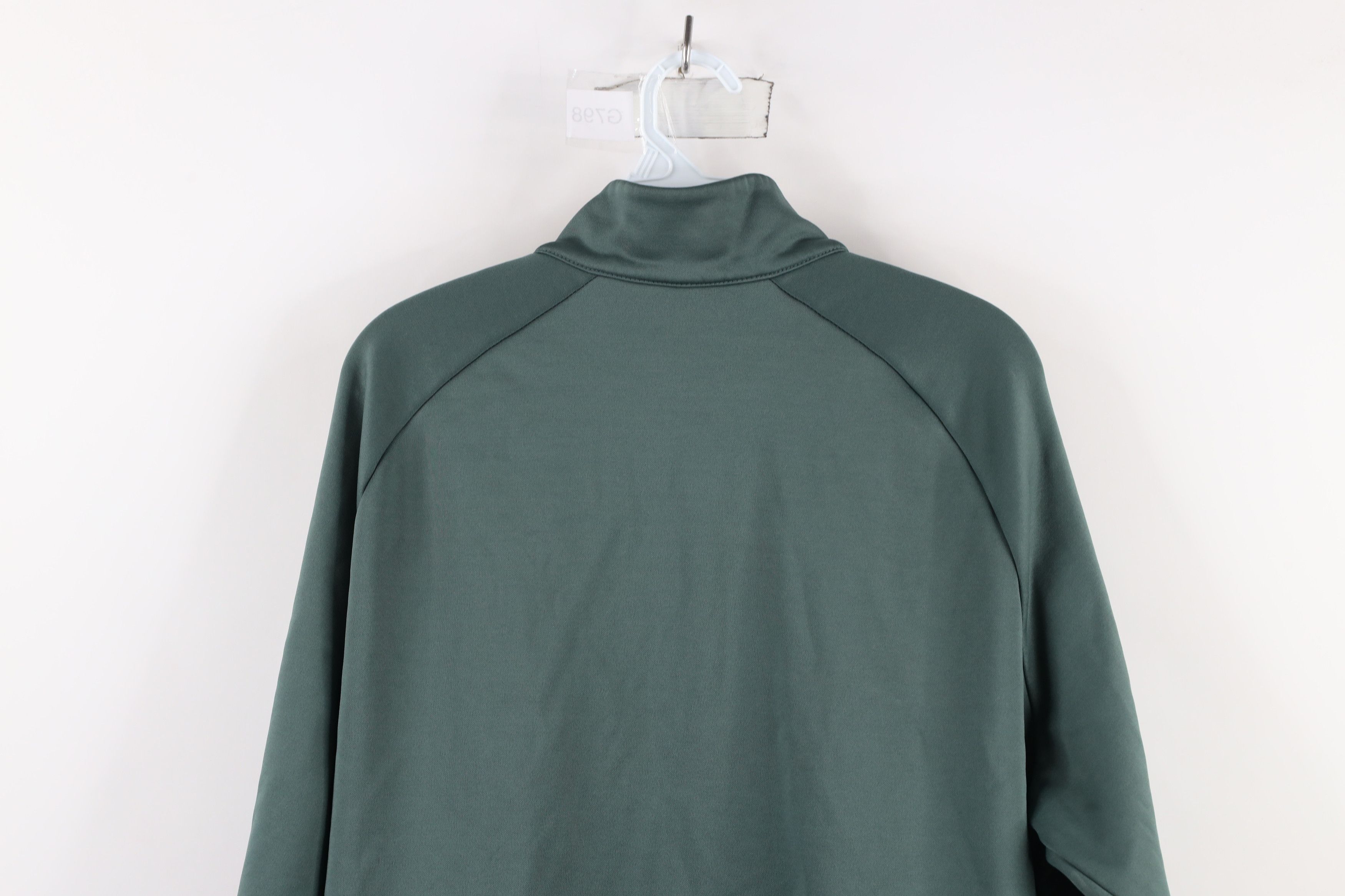 Nike × Vintage Nike Dri-Fit Fleece Lined Half Zip Pullover Sweatshirt Green Size US XL / EU 56 / 4 - 10 Thumbnail