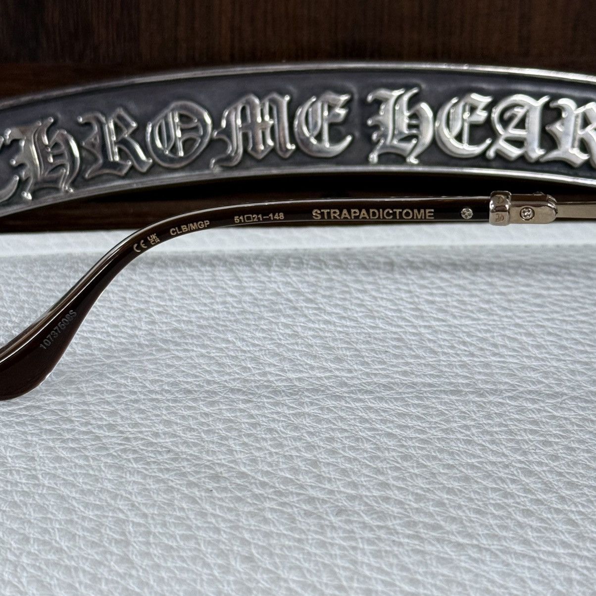 Chrome Hearts Chrome Hearts Strapadictome 1/1 ‘Murky Waters’ Sunglasses Size ONE SIZE - 4 Thumbnail