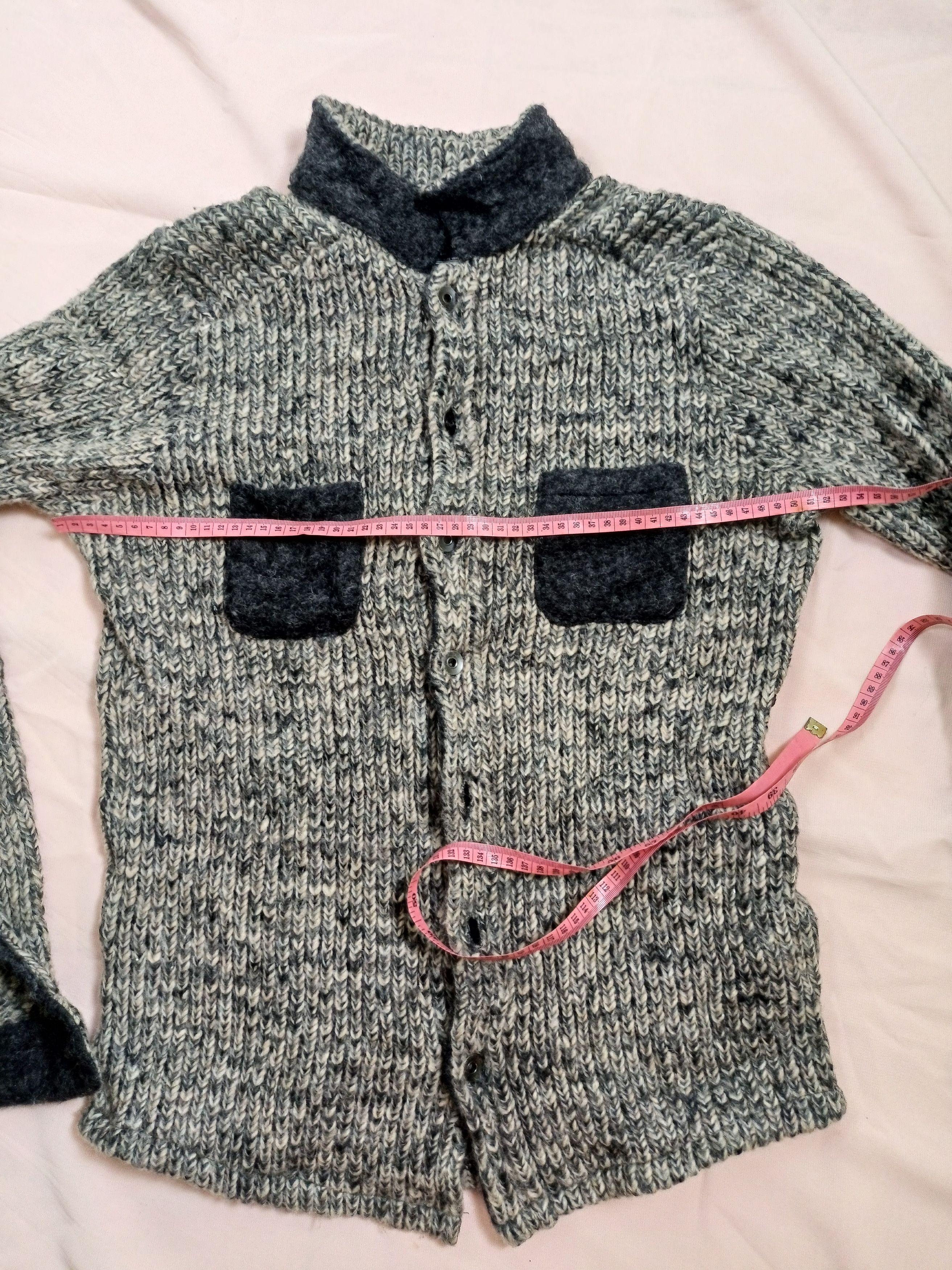 Designer × Zara Zara Man Knit Sweater Long Sleeves Button Up Size US L / EU 52-54 / 3 - 15 Thumbnail
