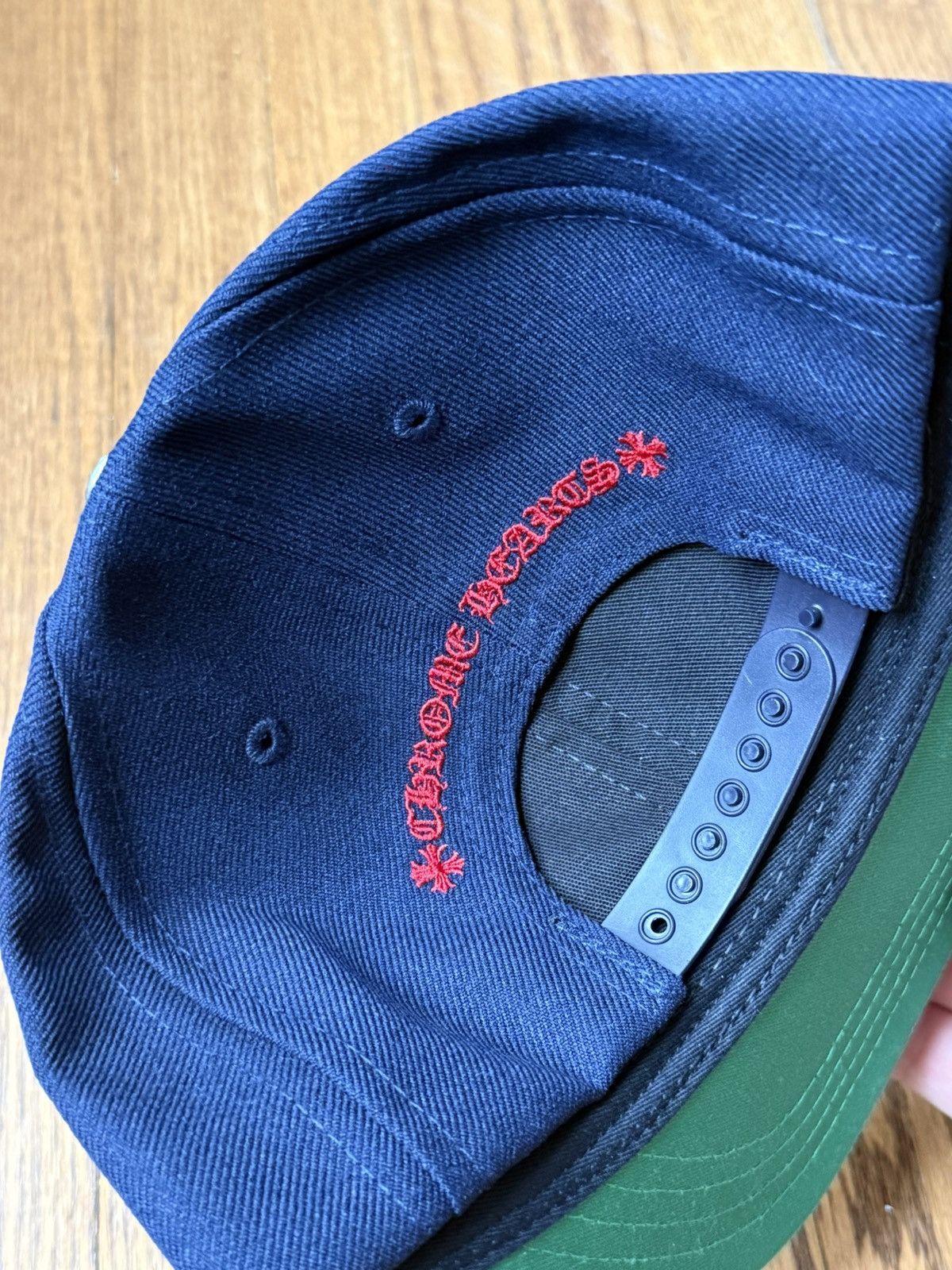 Chrome Hearts Chrome Hearts Baseball Hat Navy Red Size ONE SIZE - 2 Thumbnail