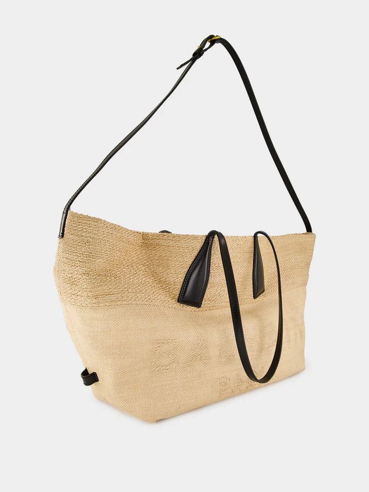 Balmain o1loc1c0526 Size: OS / Track Tote Bag in Beige Size ONE SIZE - 5 Thumbnail