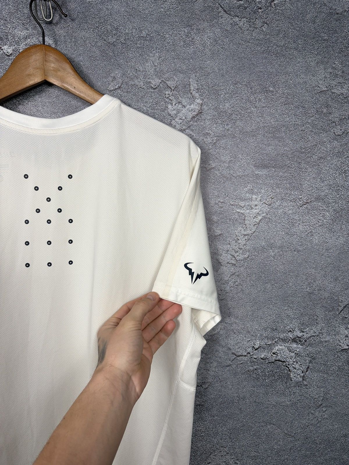 Nike Vintage 2013 Us Open Nike Rafa Nadal T-shirt Jersey Size US L / EU 52-54 / 3 - 18 Thumbnail