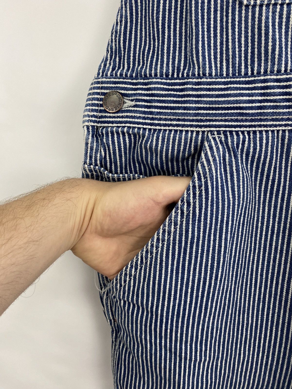 Dickies 🇺🇸 Vintage 90s Dickies Overalls Y2K Rare Retro Hype Size US 34 / EU 50 - 6 Thumbnail