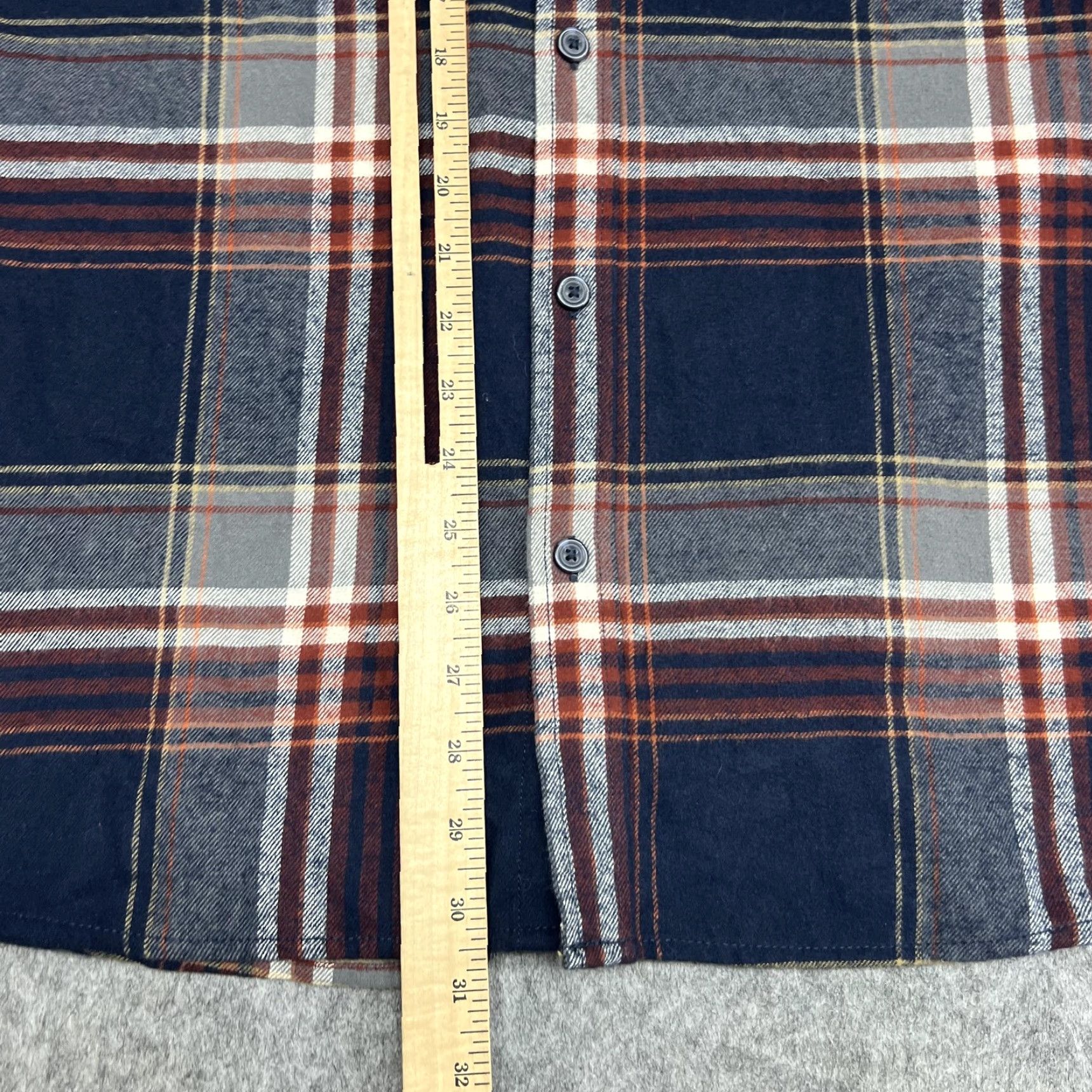 Eddie Bauer Eddie Bauer Shirt Mens 2XL Blue Plaid Flannel Long Sleeve Button-Up Casual Outdoor Cotton Size US XXL / EU 58 / 5 - 6 Thumbnail
