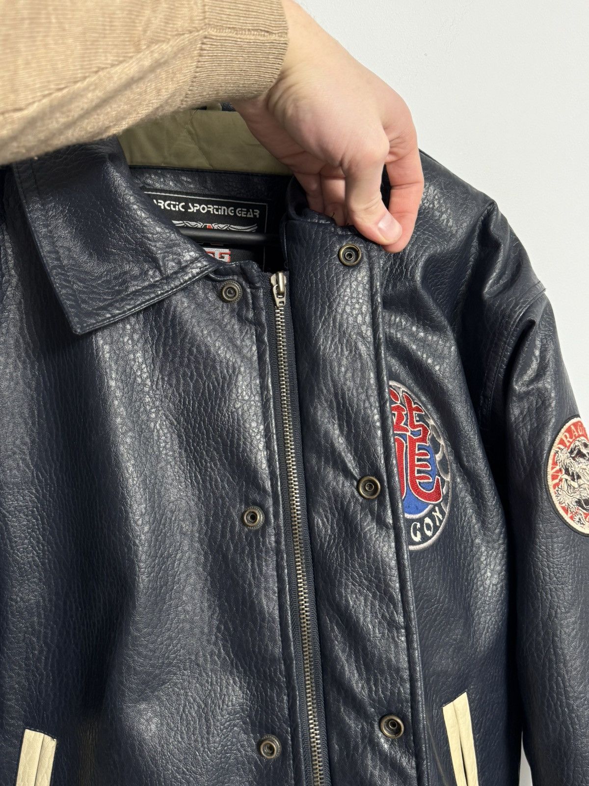 Other Vintage Dragon Embroidered Jacket Y2K Rare Streetwear Bomber Size US L / EU 52-54 / 3 - 13 Thumbnail