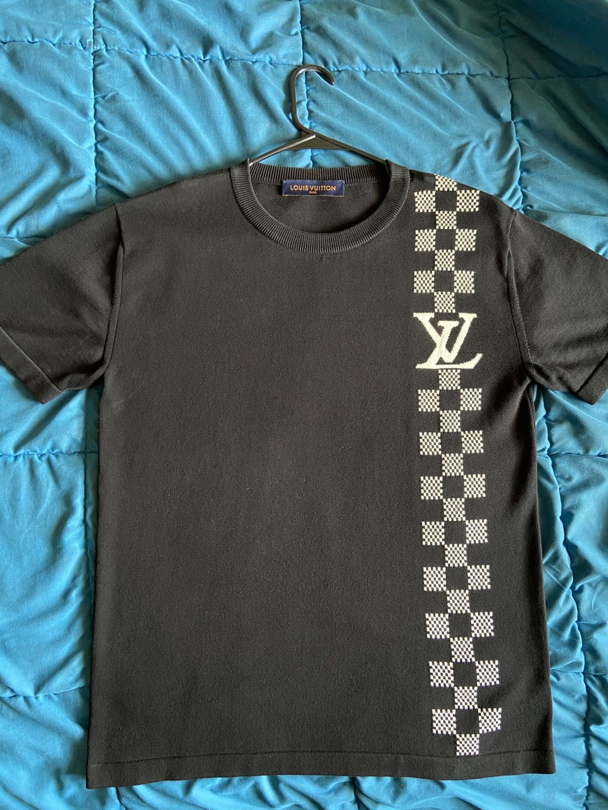 Louis Vuitton Louis Vuitton Checkerboard logo Mens Size Small T Shirt Size US S / EU 44-46 / 1 - 1 Thumbnail