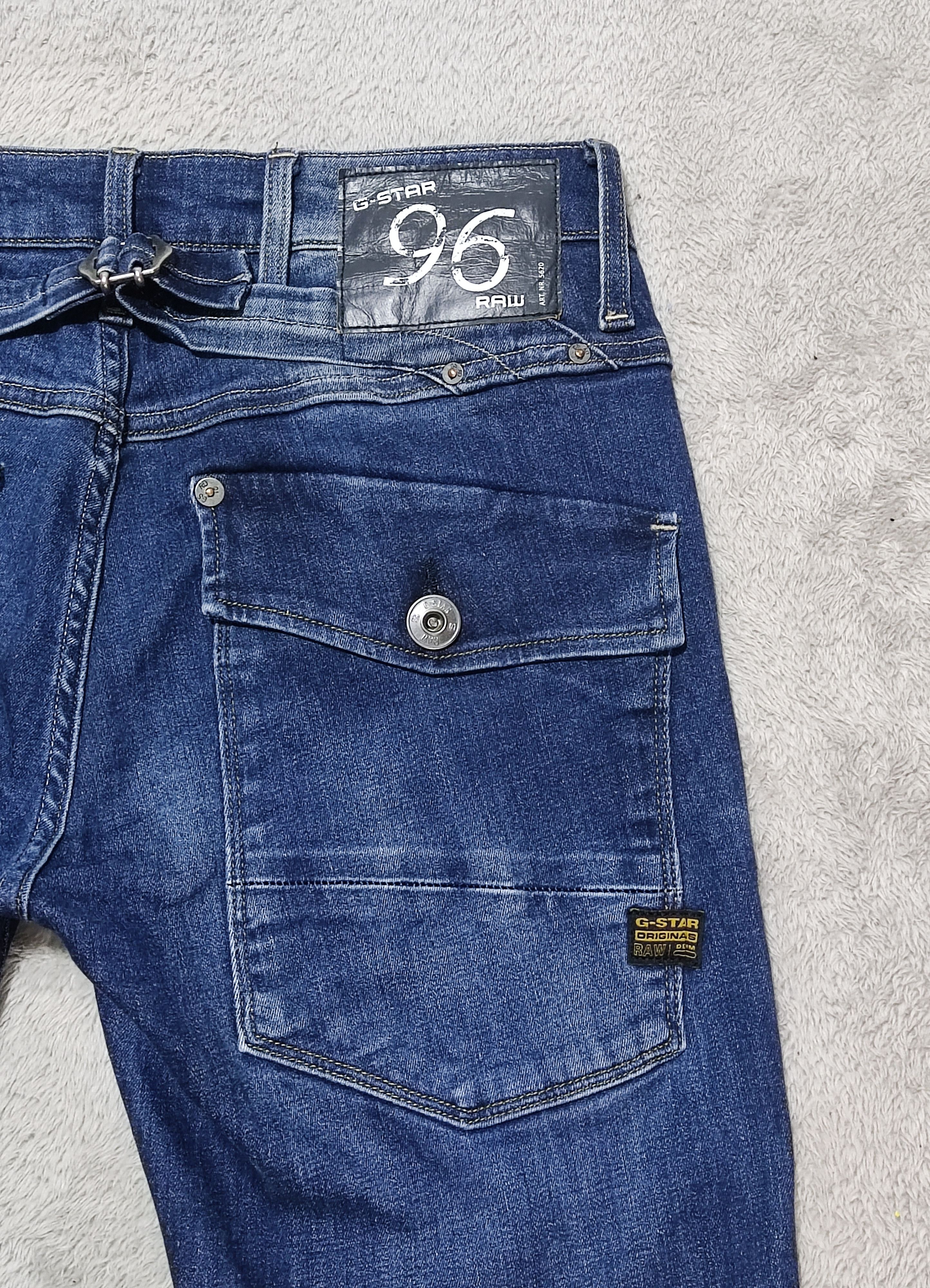 G-Star VTG G-Star RAW 5620 Heritage Embro Tapered Jeans 96 Style Size 29" - 12 Thumbnail