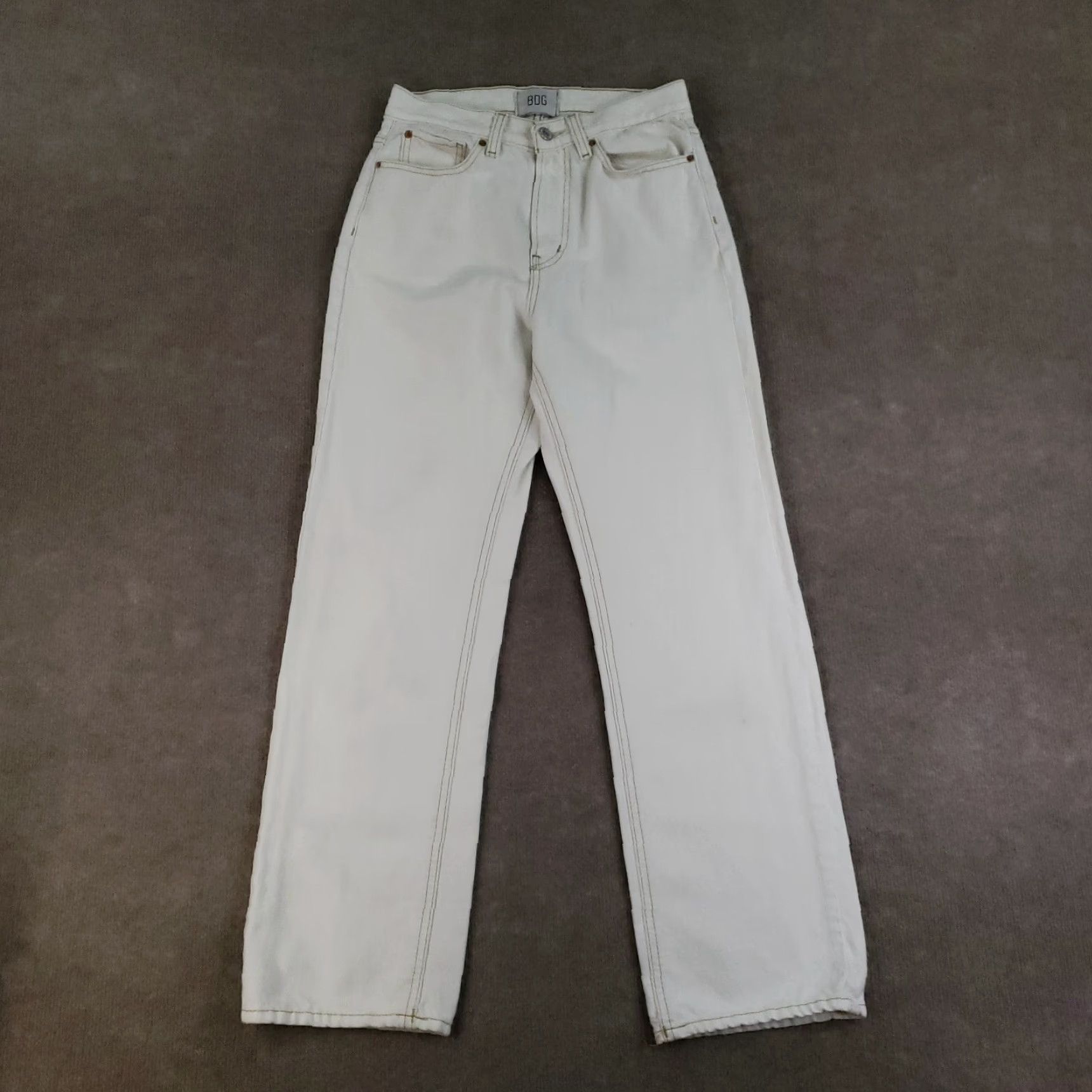 Bdg BDG Urban Outfitters Jeans Women Size 27 (27x29 Actual) White Cowboy Straight Z Size 27" / US 4 / IT 40 - 3 Thumbnail