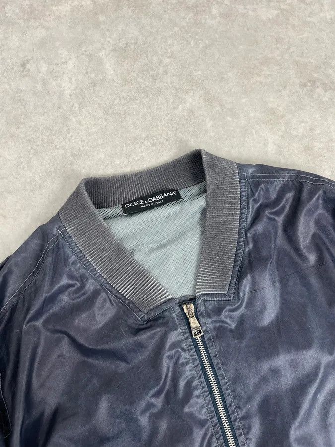Dolce & Gabbana 2000s Dolce & Gabbana Navy Nylon Multi-Pocket Bomber Jacket Size US L / EU 52-54 / 3 - 5 Thumbnail