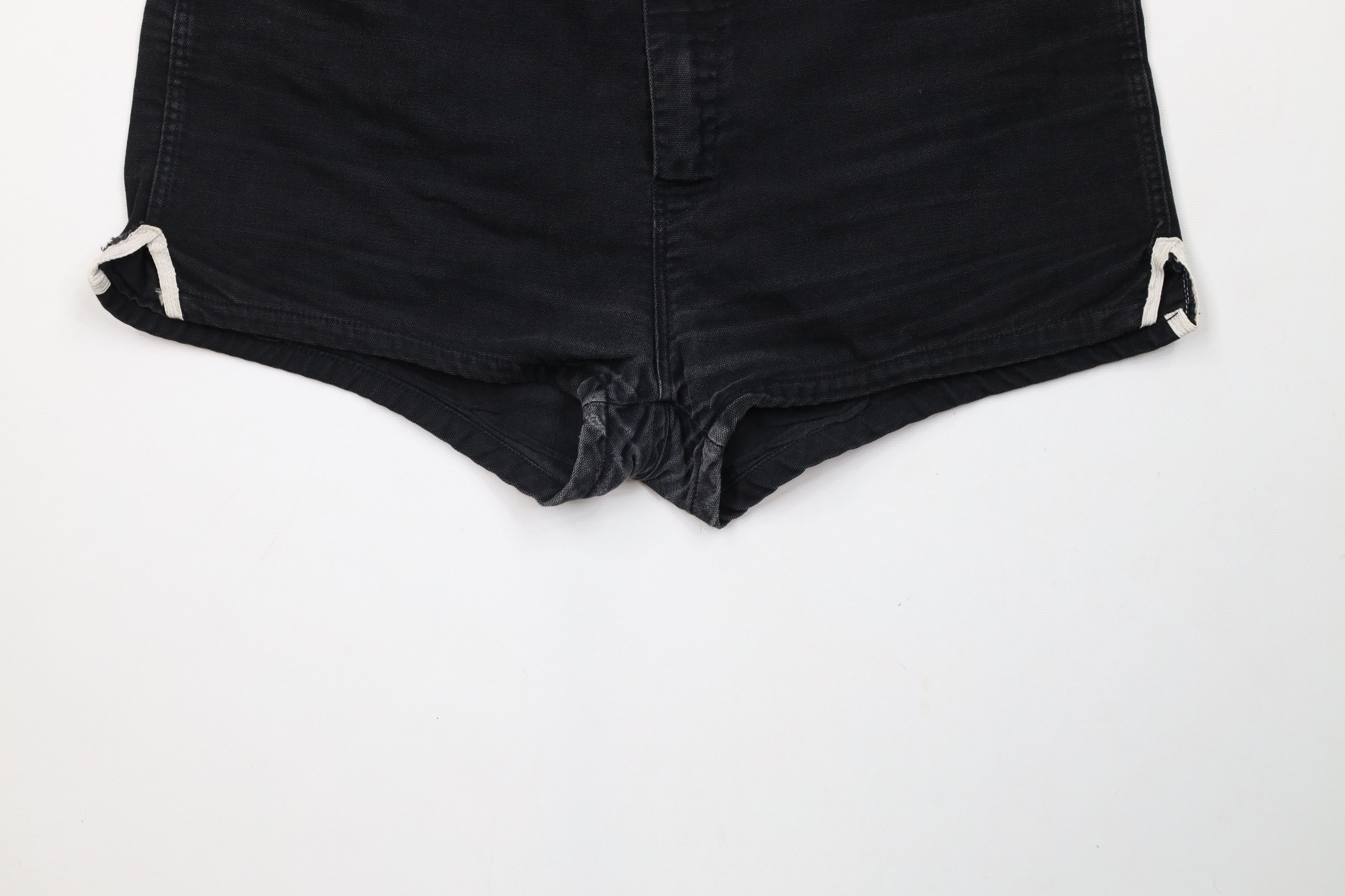 Vintage Vintage 50s Streetwear Seafarers Above Knee Shorts Black USA Size US 30 / EU 46 - 4 Thumbnail