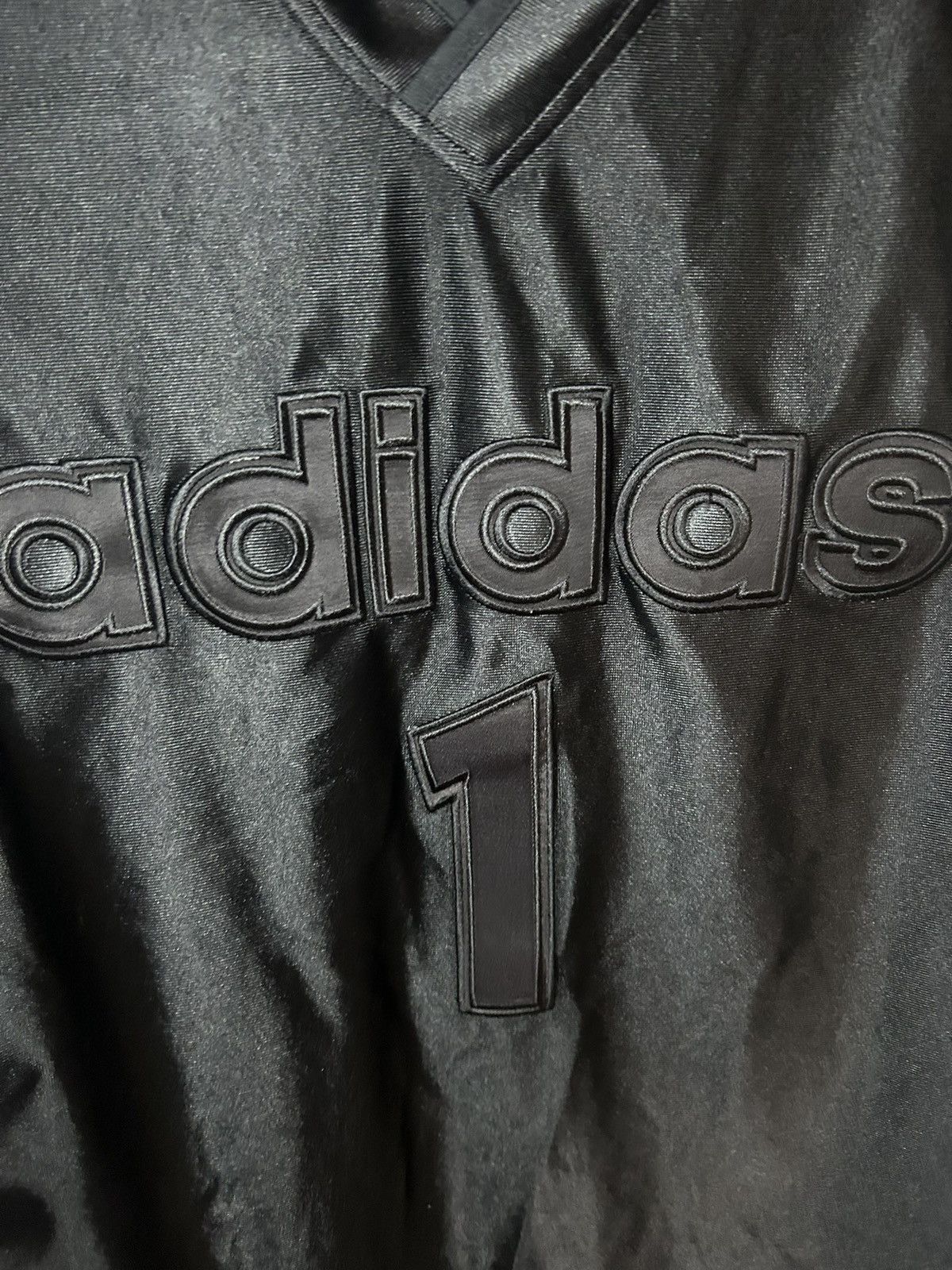 Adidas Vintage Adidas #1 basketball jersey Size US L / EU 52-54 / 3 - 7 Thumbnail
