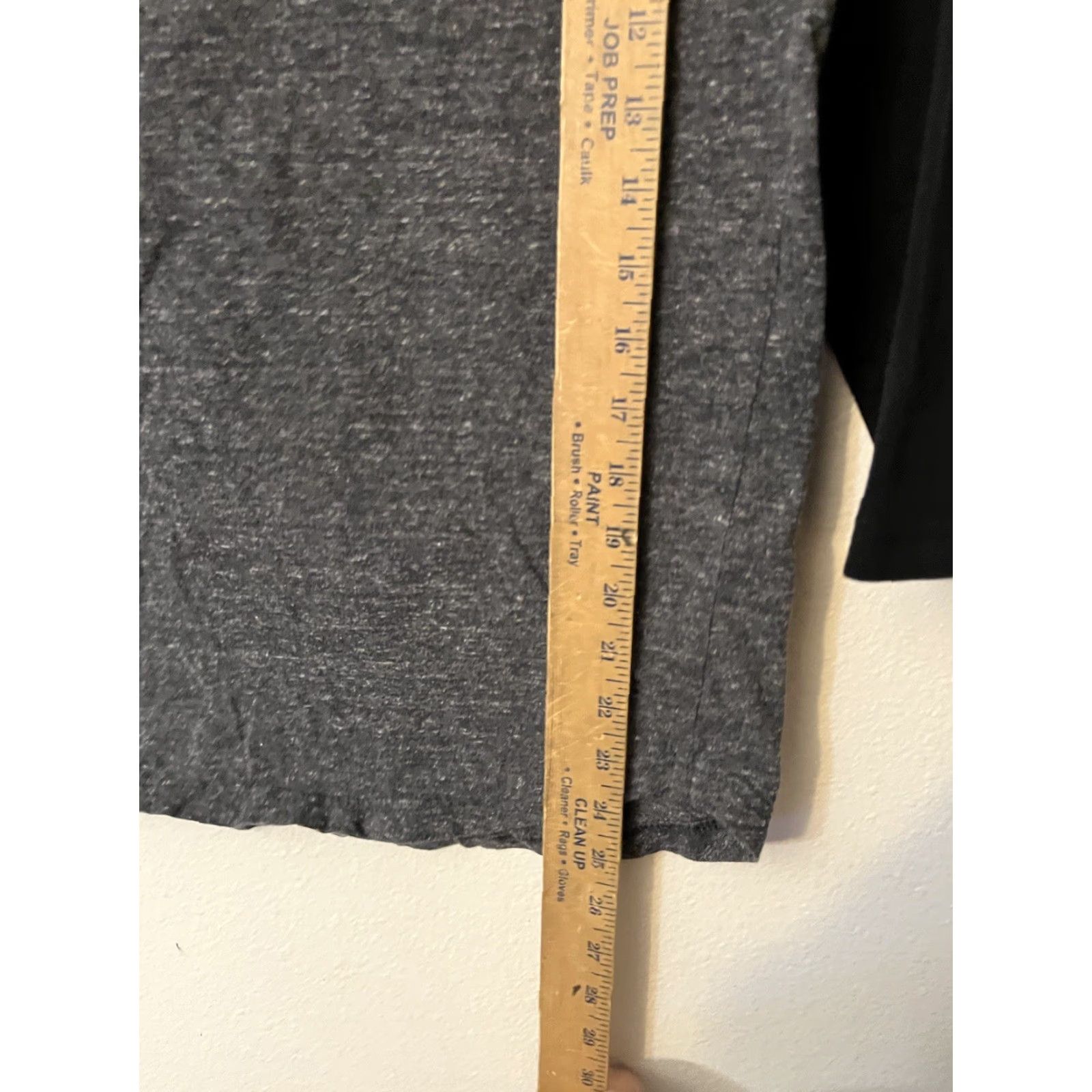 Express Express Shirt Men XS Black 3/4 Sleeve Jersey T Shirt Baseball Tee Gray/Blue Colorful Holiday? Size US XS / EU 42 / 0 - 4 Thumbnail