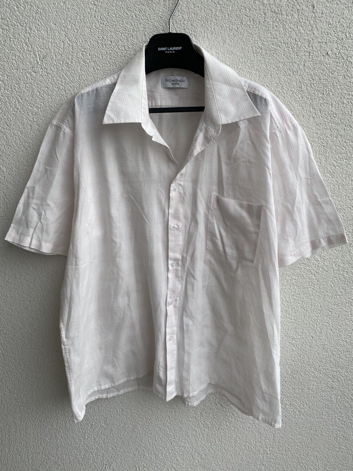 Yves Saint Laurent Super Soft YSL Shirt White Summer Size US XXL / EU 58 / 5 - 20 Thumbnail