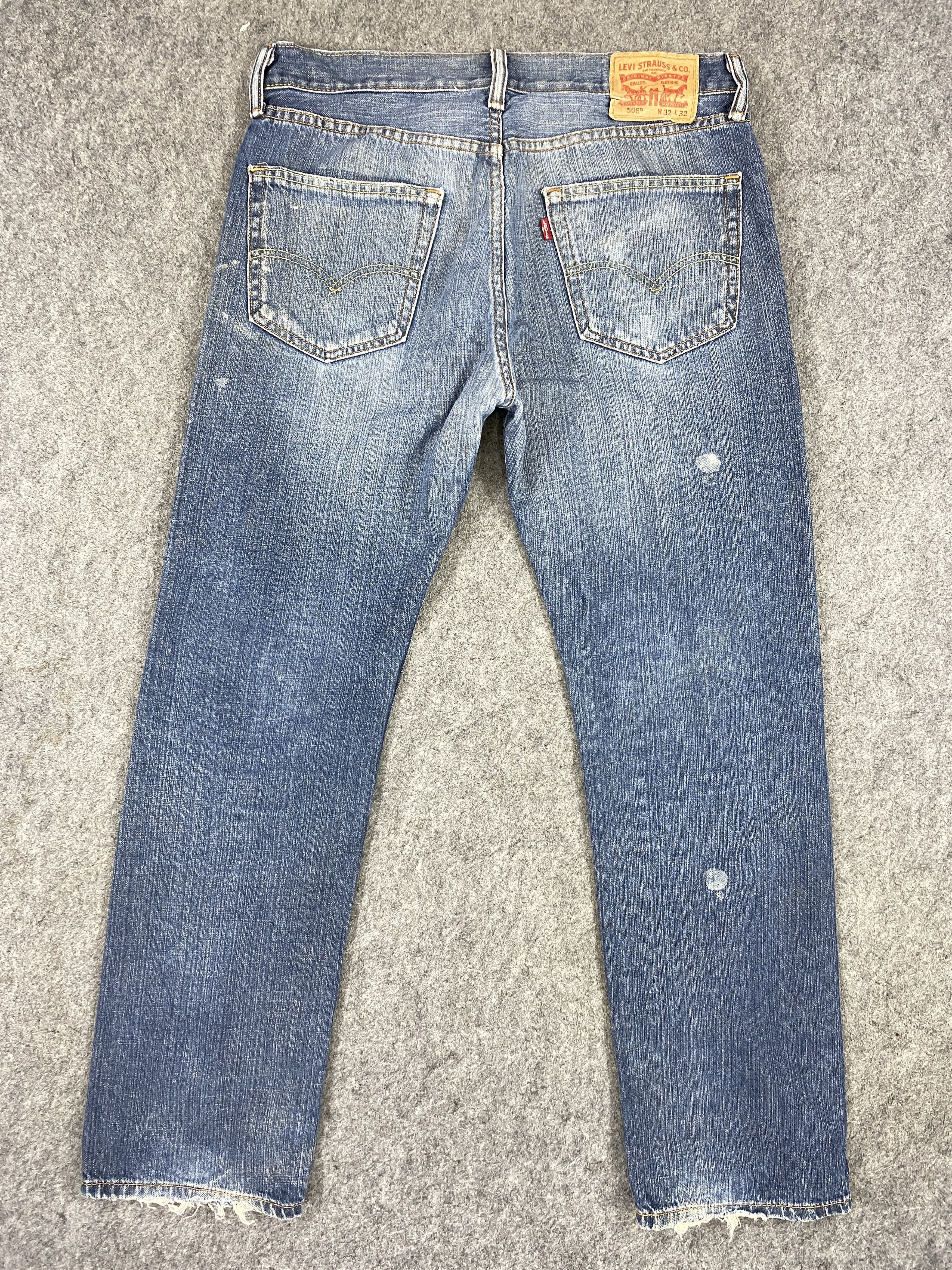 Levi's Distressed Blue Vintage Levi's 511 33x32 Denim -JN1765 Size US 33 - 2 Thumbnail