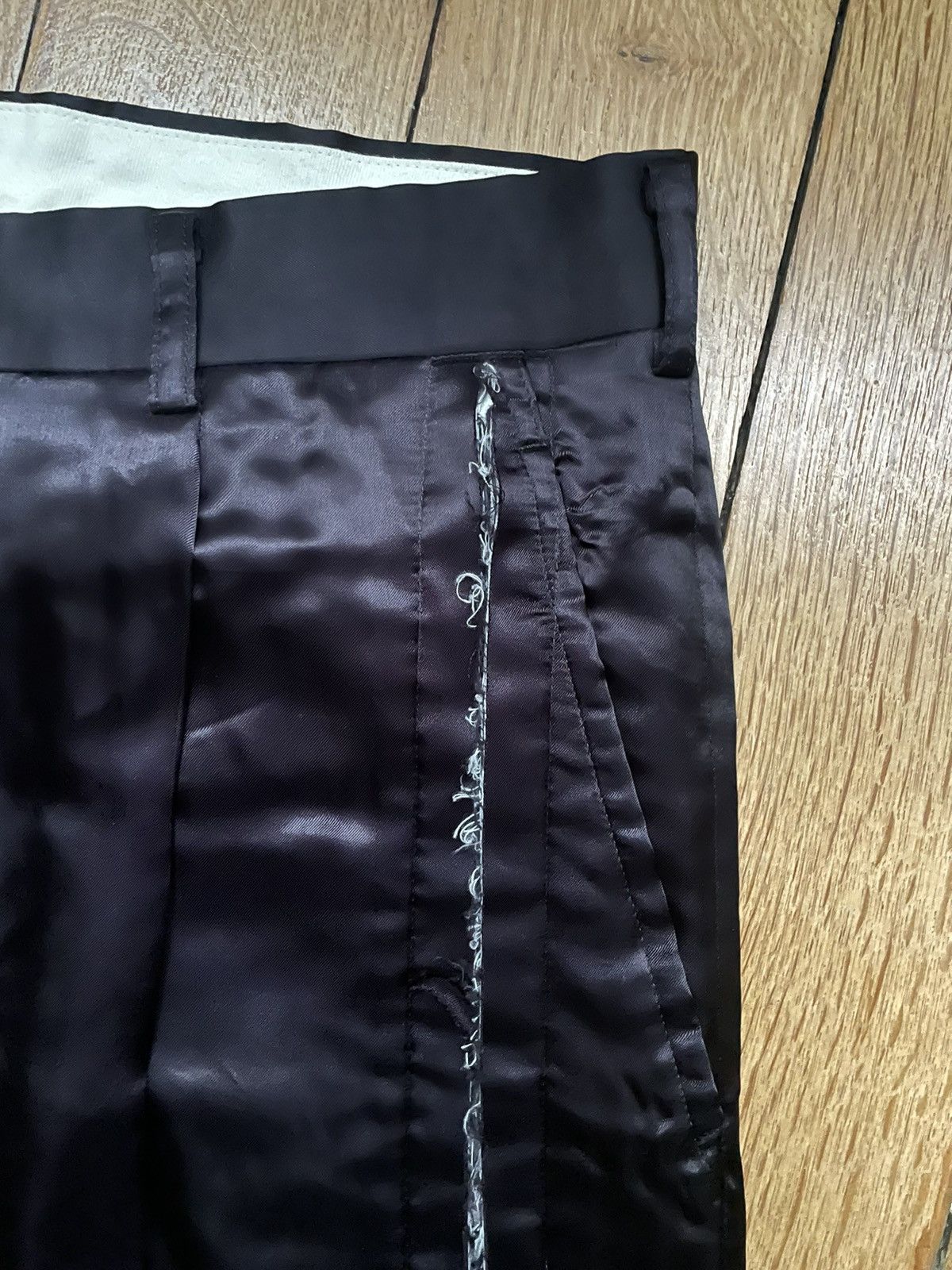 Comme des Garcons Comme des Garçons Black Cupra Trousers Size 27" / US 4 / IT 40 - 3 Thumbnail