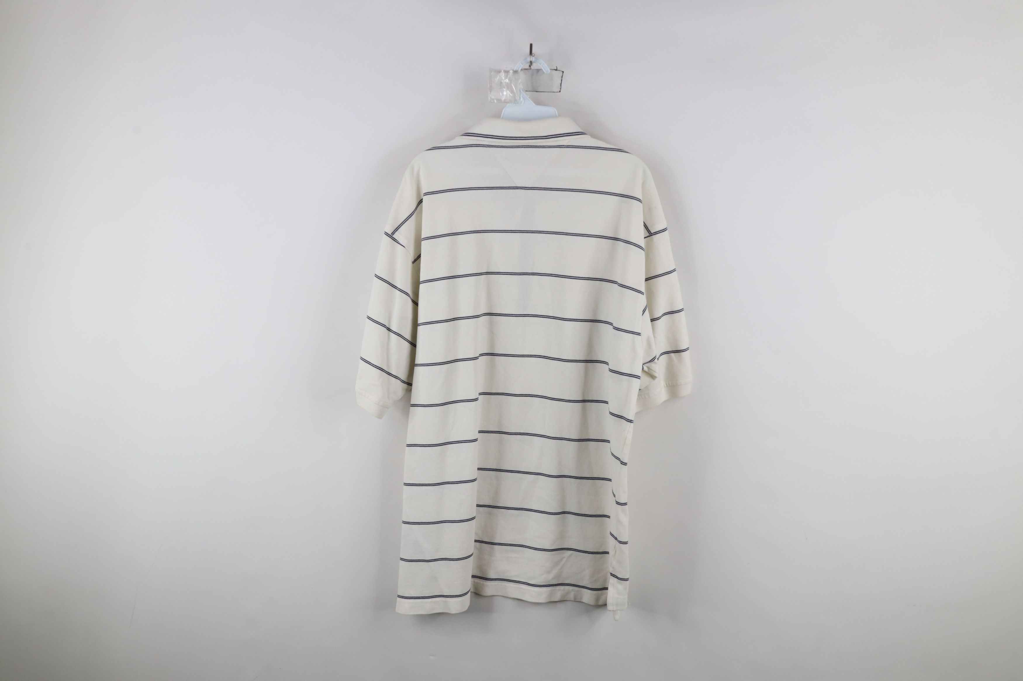 Tommy Hilfiger × Vintage Vintage Tommy Hilfiger Golf Logo Striped Collared Polo Shirt Size US XL / EU 56 / 4 - 11 Thumbnail