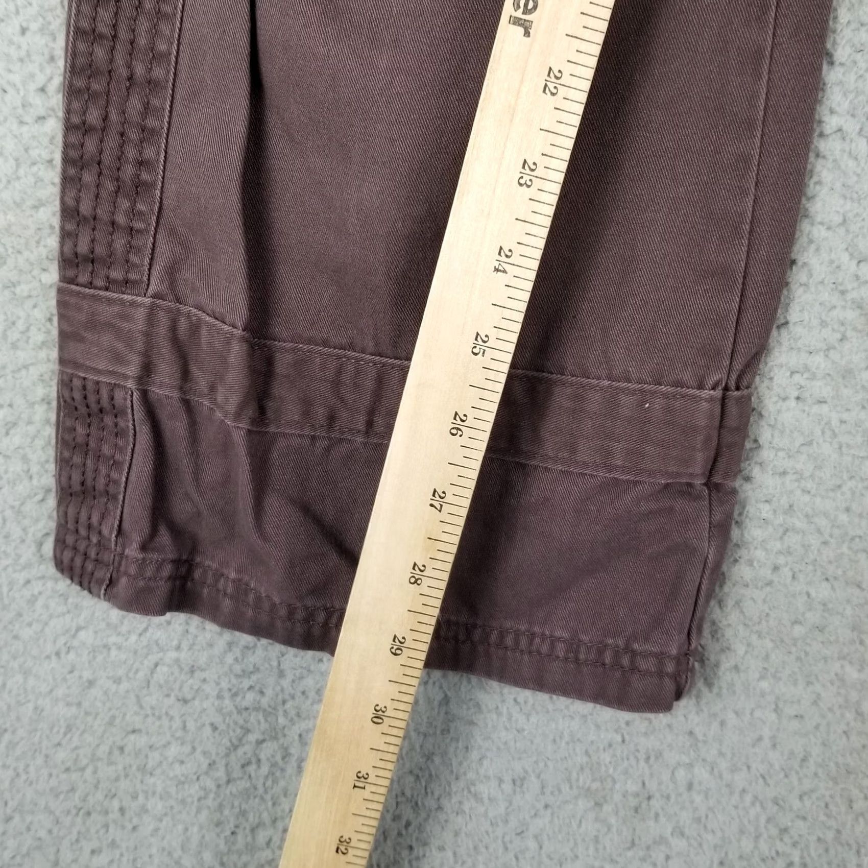 Vintage Cabela’s Double Knee Pants Women 12 Brown Canvas Chino Pockets Casual Outdoor Size 24" / US 00 / IT 34 - 4 Thumbnail