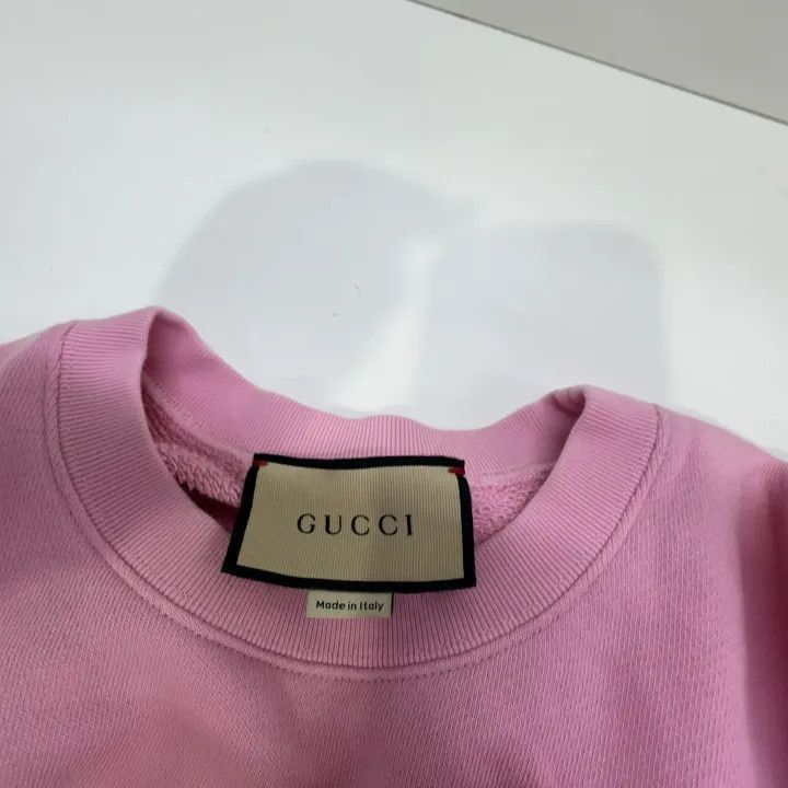 Gucci Gucci Pink Apple Pattern Long Sleeve Sweatshirt-2507 Size S / US 4 / IT 40 - 9 Thumbnail