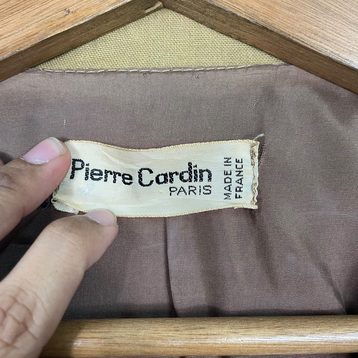 Pierre Cardin Vintage 70s Pierre Cardin Paris Trenchcoat Size L / US 10 / IT 46 - 16 Thumbnail