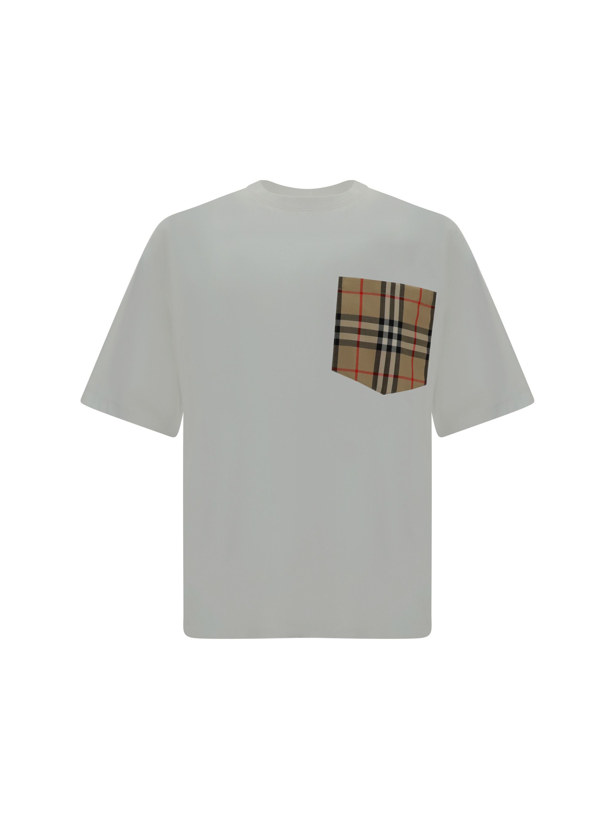 image of Burberry Carrick T-Shirt in White, Women's (Size Medium)