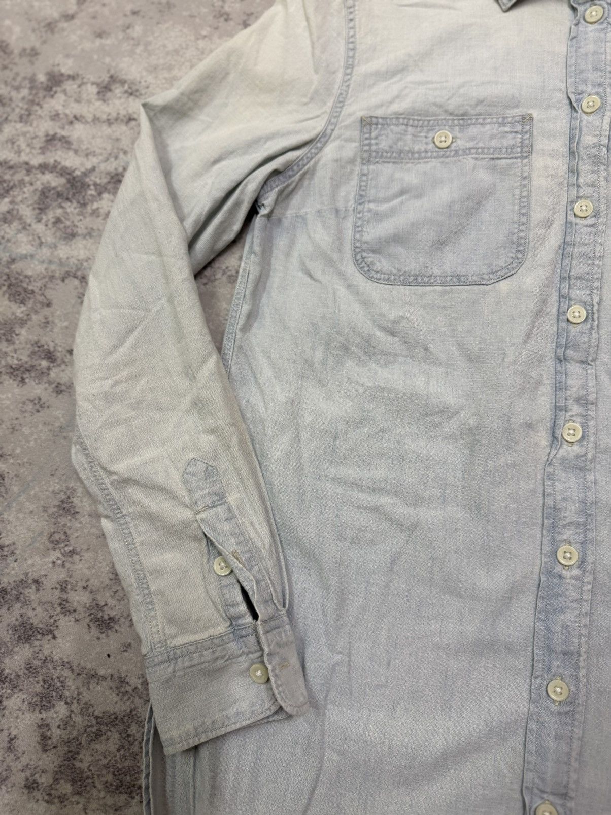 Levi's Levi’s light blue long sleeved denim button up shirt dress Size XS / US 0-2 / IT 36-38 - 4 Thumbnail