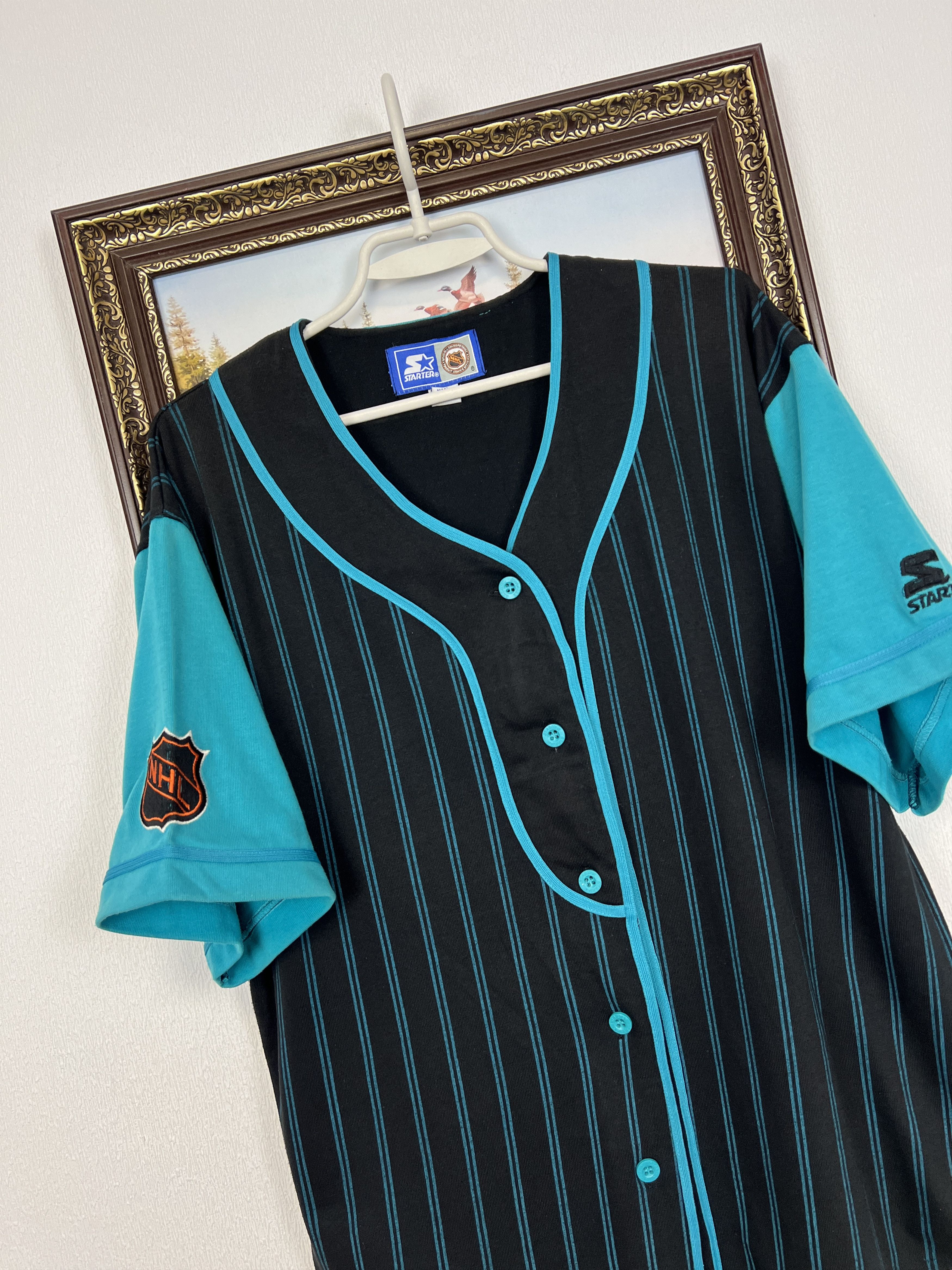 Starter Vintage Starter Anaheim Mighty Ducks Baseball Jersey Tee Size US M / EU 48-50 / 2 - 4 Thumbnail