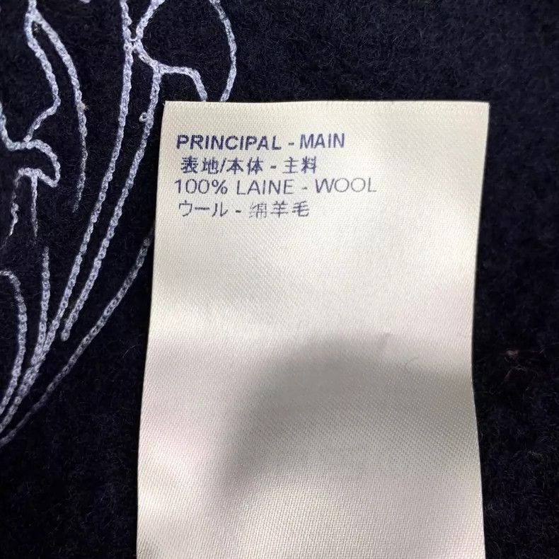 Louis Vuitton Louis Vuitton Navy floral embroidered cotton hooded drawst Size US S / EU 44-46 / 1 - 7 Thumbnail