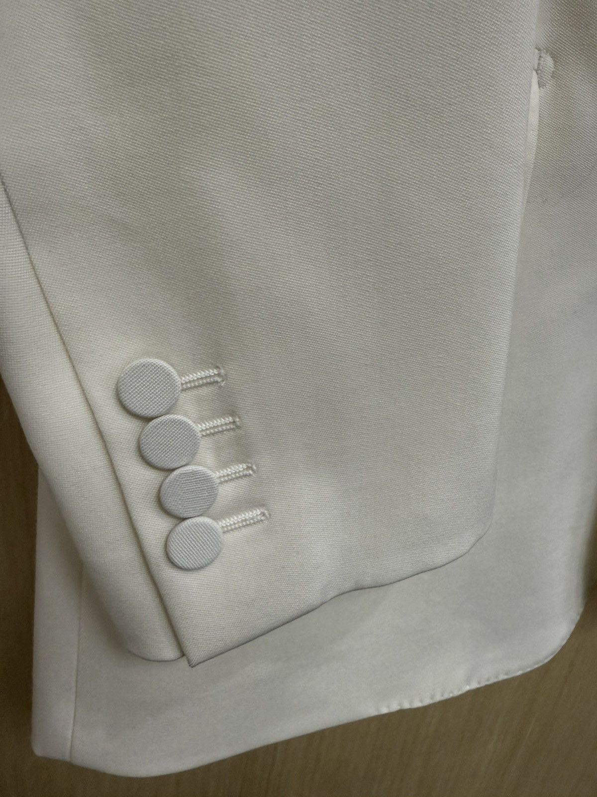 Alexander McQueen Alexander McQueen ivory wool blazer jacket 48 Size 48R - 5 Thumbnail