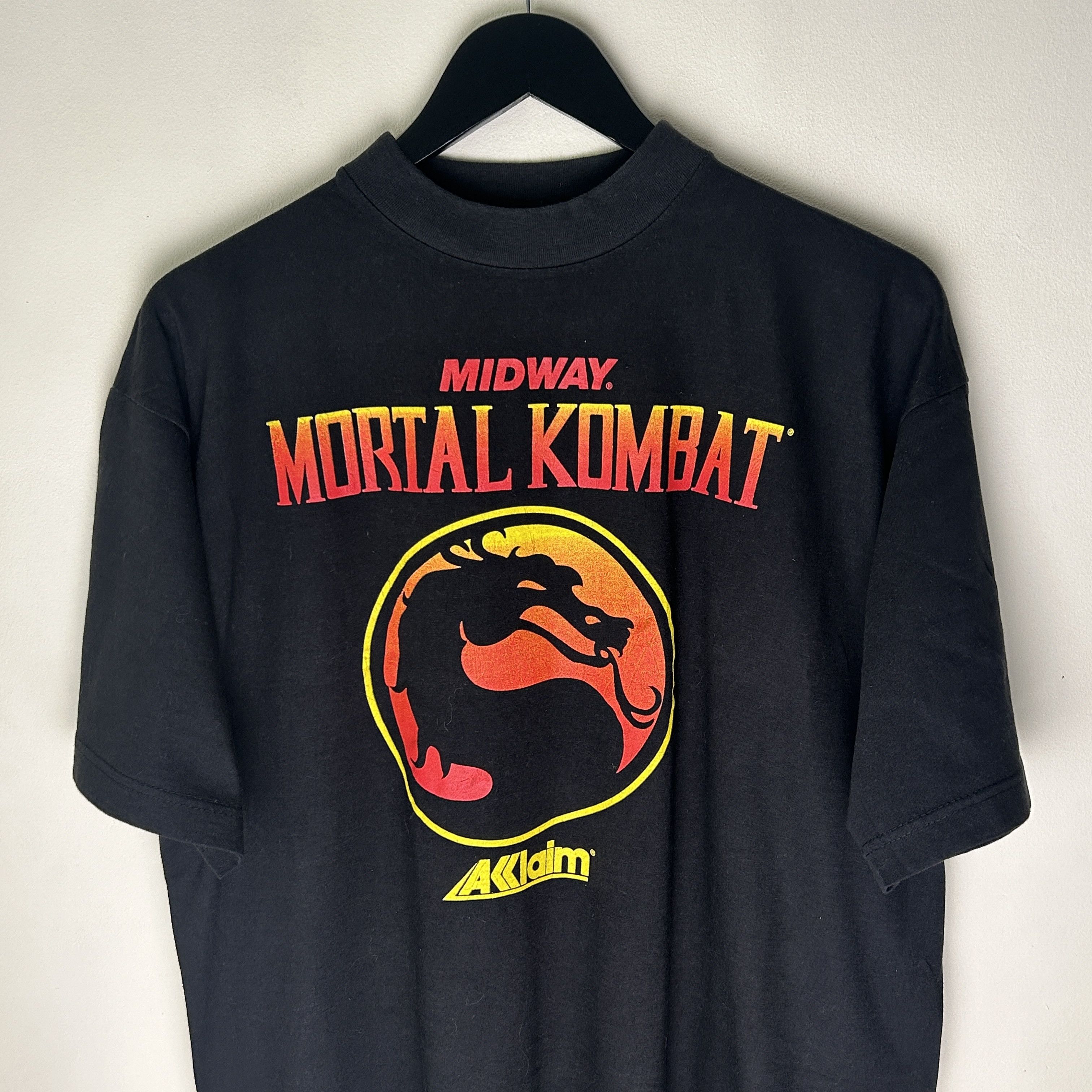 Vintage Vintage Mortal Kombat 1992 Game T-shirt Size US XL / EU 56 / 4 - 2 Thumbnail