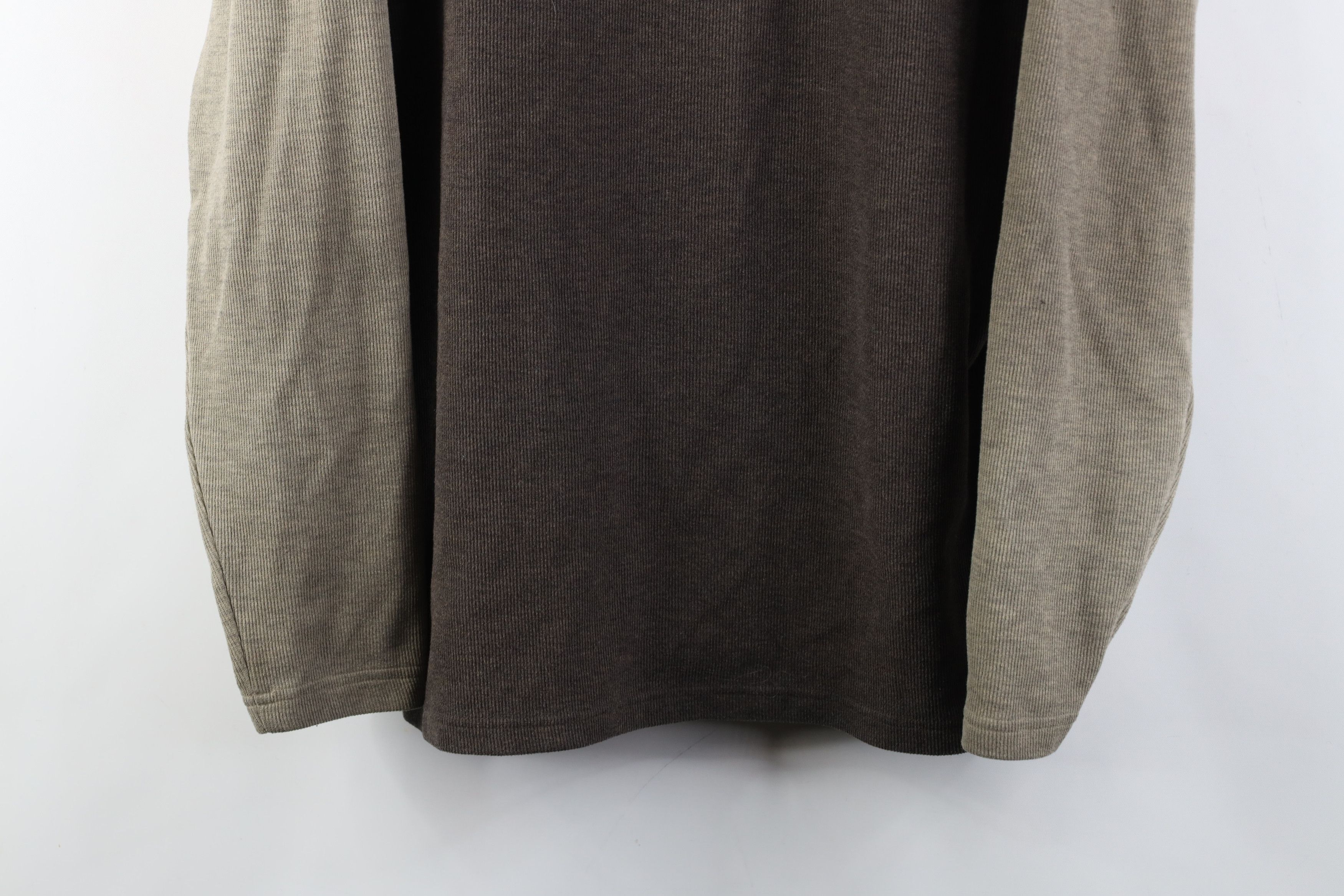 Vintage Vintage 90s Y2K Streetwear Ribbed Knit Long Sleeve T-Shirt Size US M / EU 48-50 / 2 - 3 Thumbnail