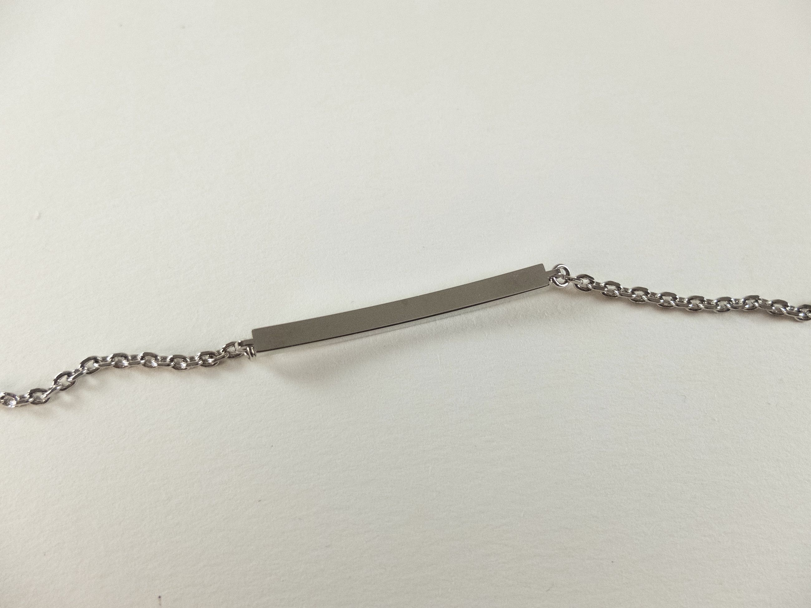 Fendi FENDI Roma palladium metal logo bracelet Medium Size ONE SIZE - 8 Thumbnail