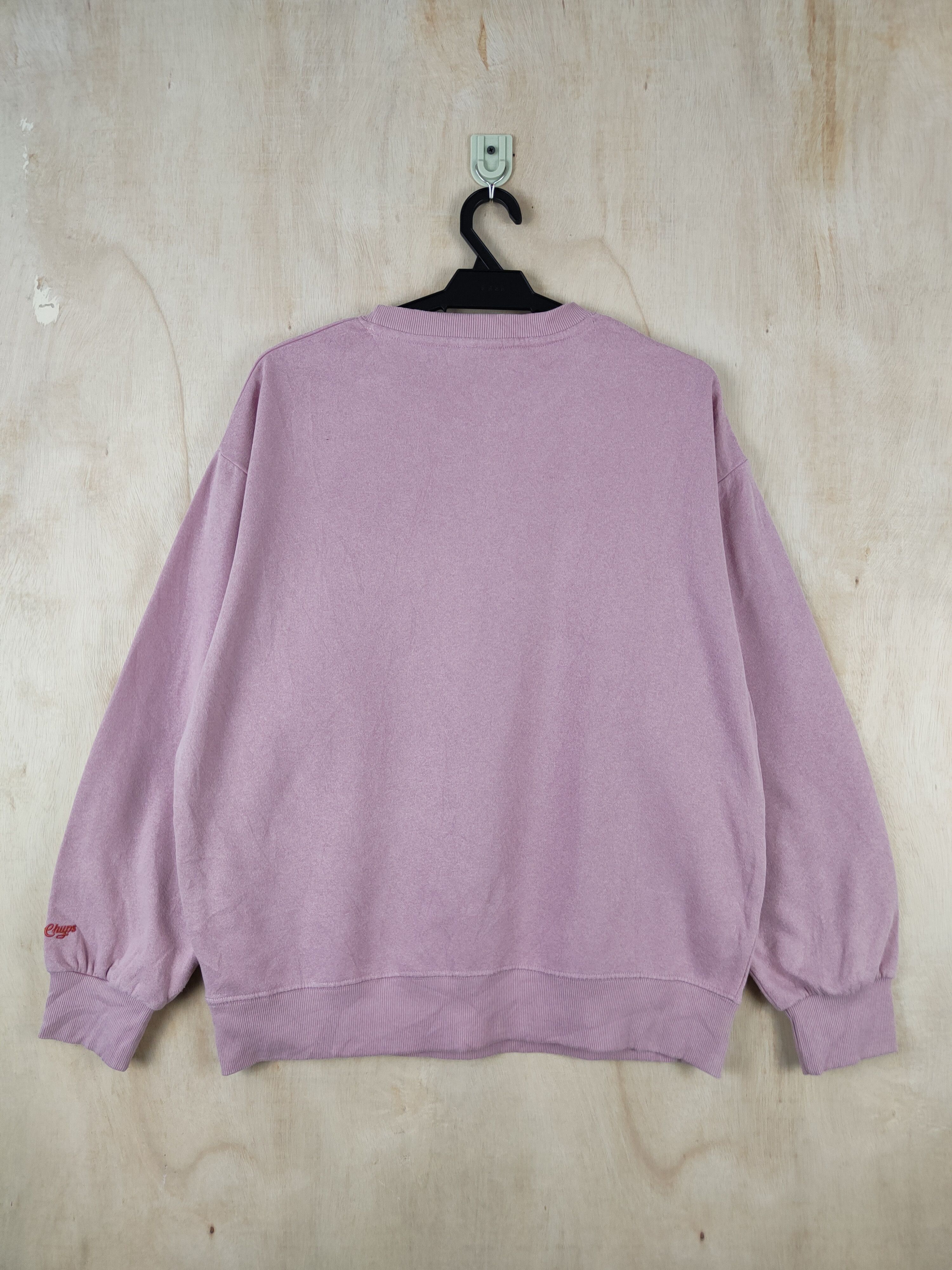 Japanese Brand × Vintage Chupa Chups Pink Lollipop Sweatshirts #S2564 Size L / US 10 / IT 46 - 9 Thumbnail