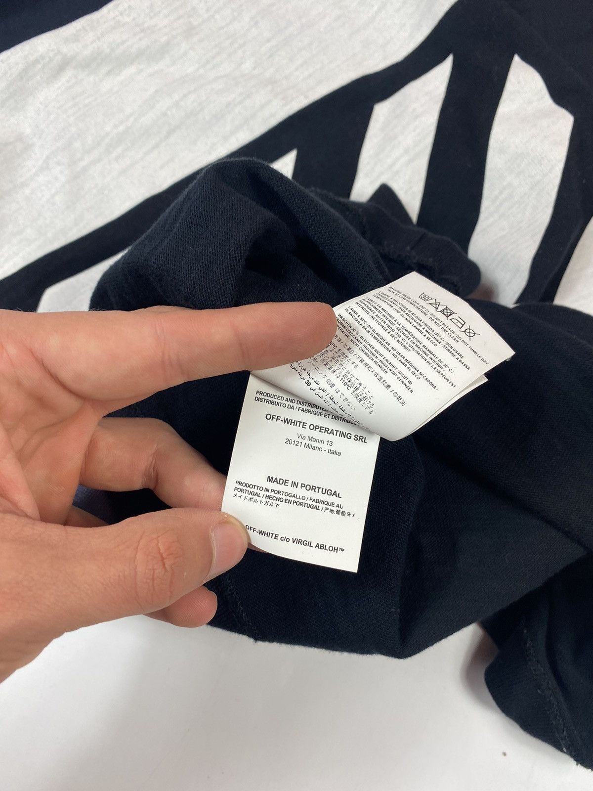 Off-White Off-White Seeing Things Caravaggio Tee S 2013 Virgil Abloh Size US M / EU 48-50 / 2 - 11 Thumbnail